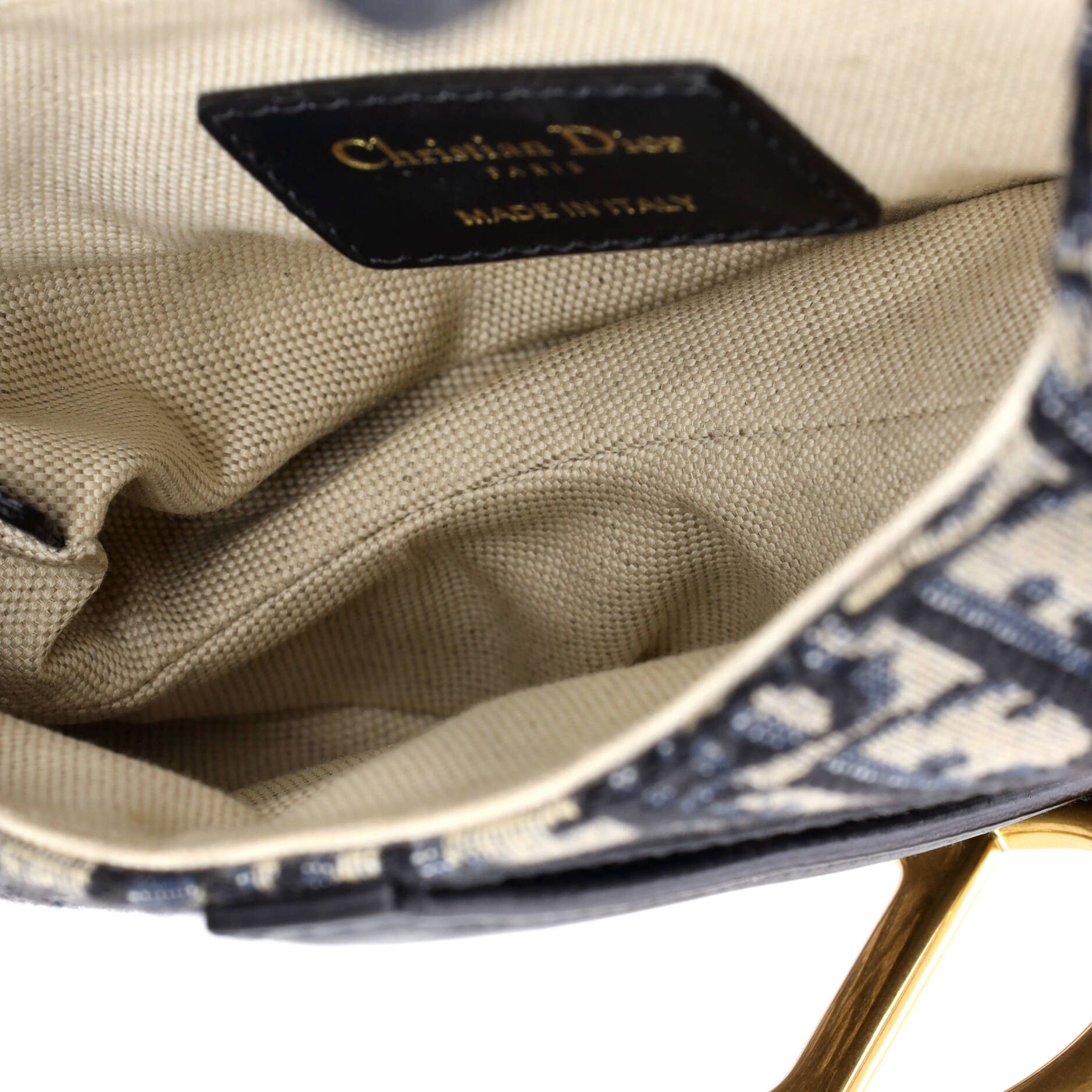 Dior Saddle Handbag Oblique Canvas Mini Size ONE SIZE - 4 Thumbnail