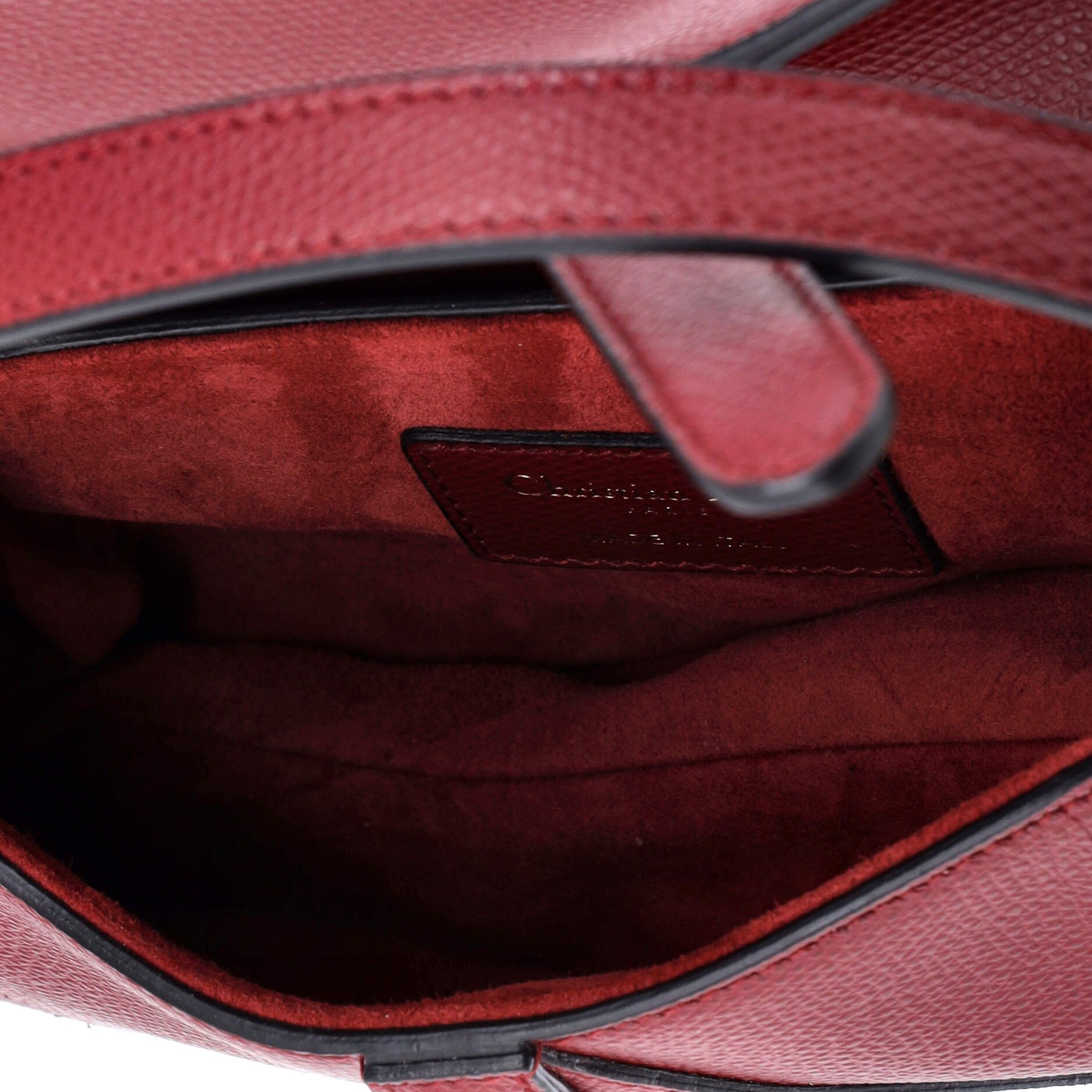 Dior Saddle Handbag Leather Mini Size ONE SIZE - 4 Thumbnail