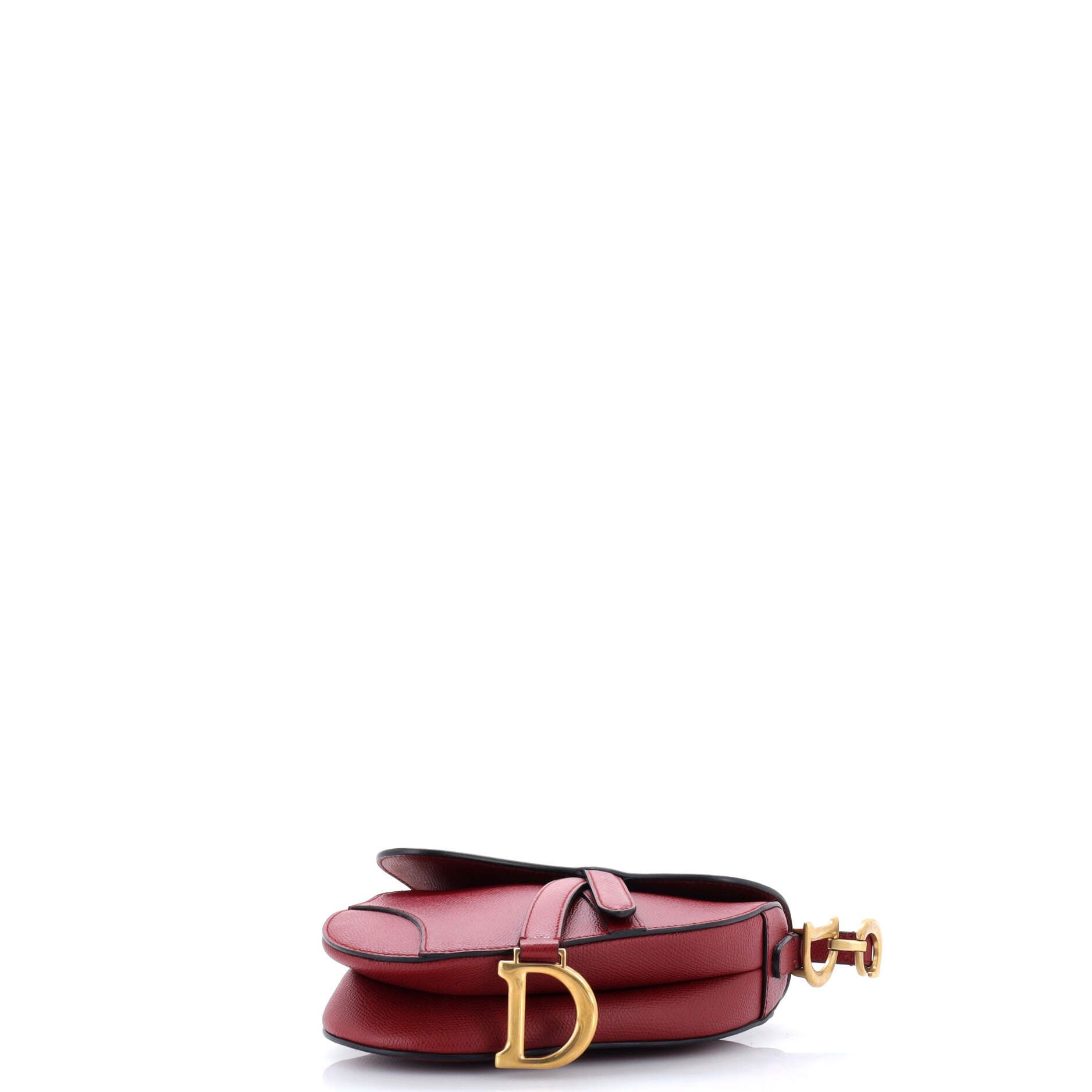 Dior Saddle Handbag Leather Mini Size ONE SIZE - 3 Thumbnail