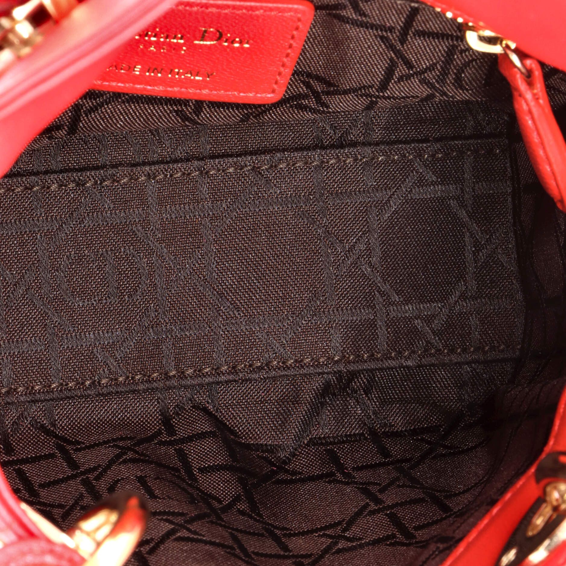 Dior Lady Dior Bag Cannage Quilt Lambskin Mini Size ONE SIZE - 4 Thumbnail