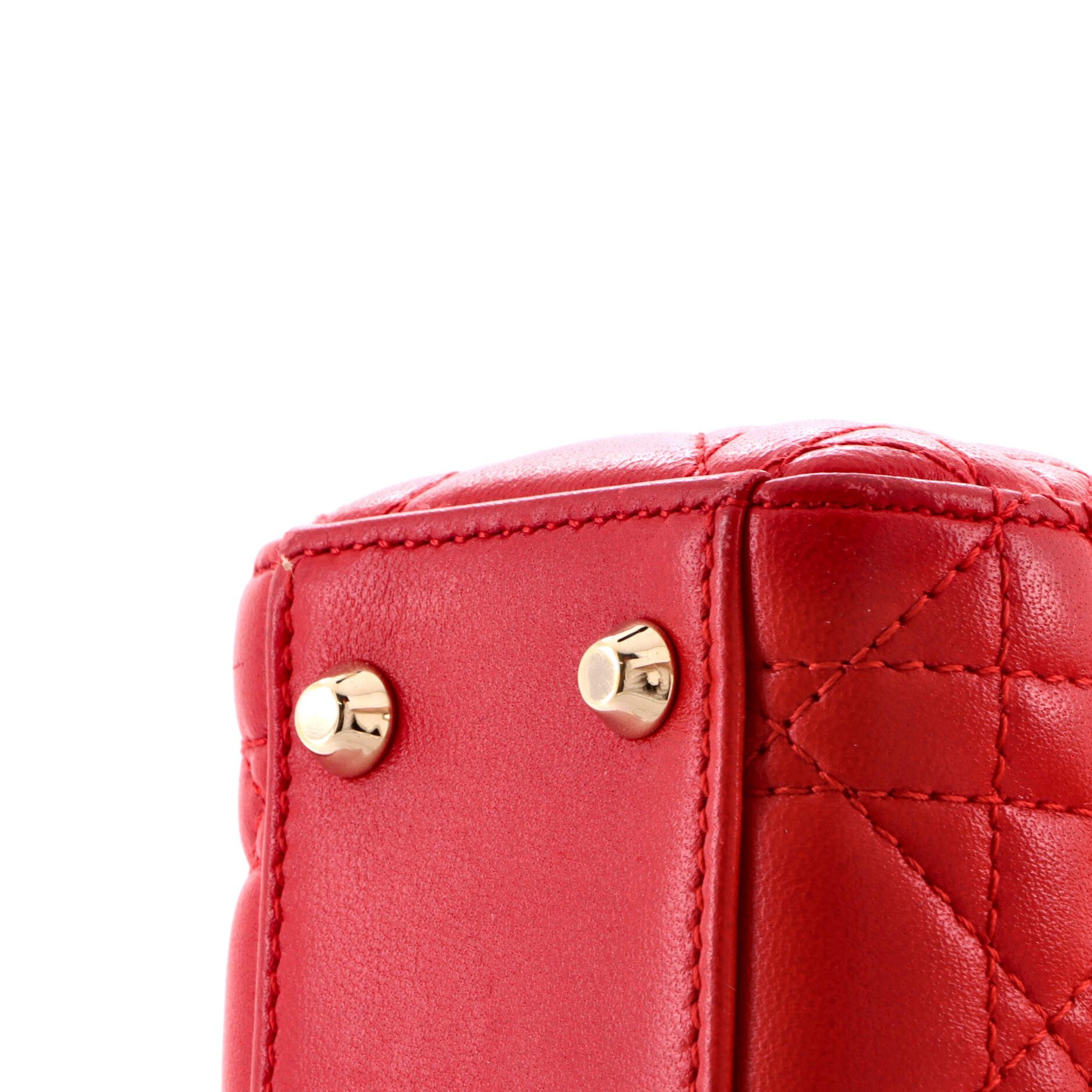Dior Lady Dior Bag Cannage Quilt Lambskin Mini Size ONE SIZE - 5 Thumbnail