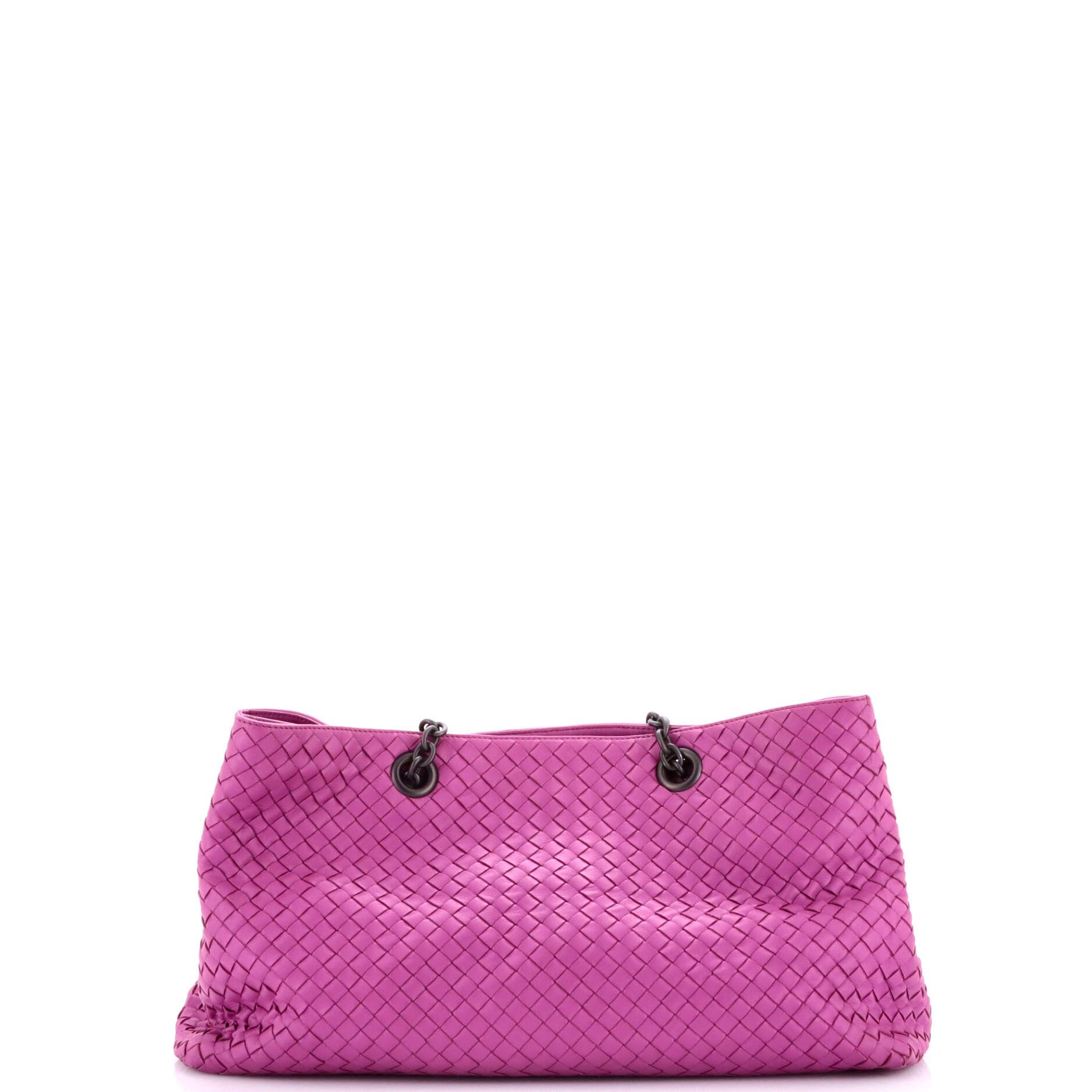 Bottega Veneta Double Chain Tote Intrecciato Nappa Large Size ONE SIZE - 2 Thumbnail