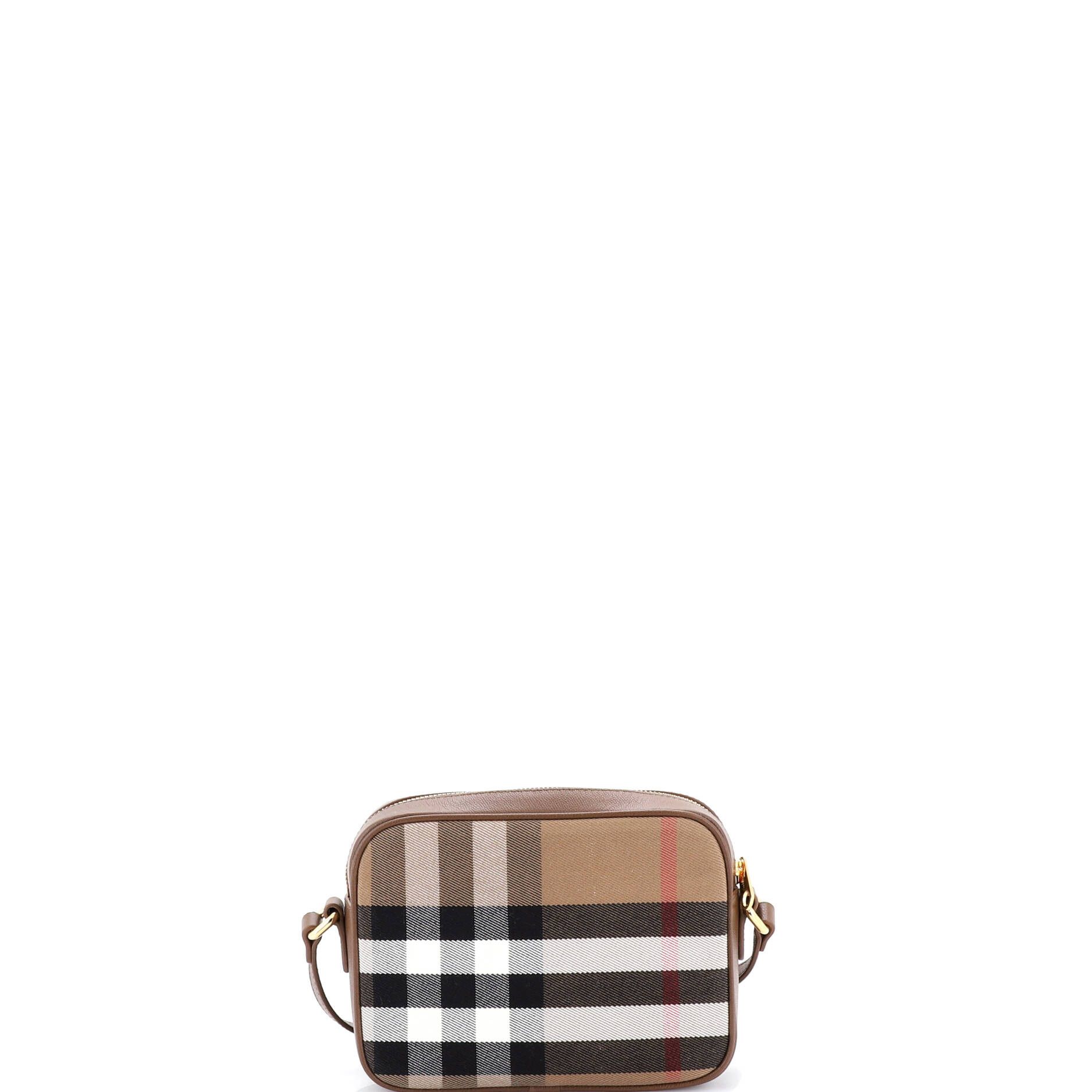 Burberry Camera Bag House Check Canvas Small Size ONE SIZE - 2 Thumbnail