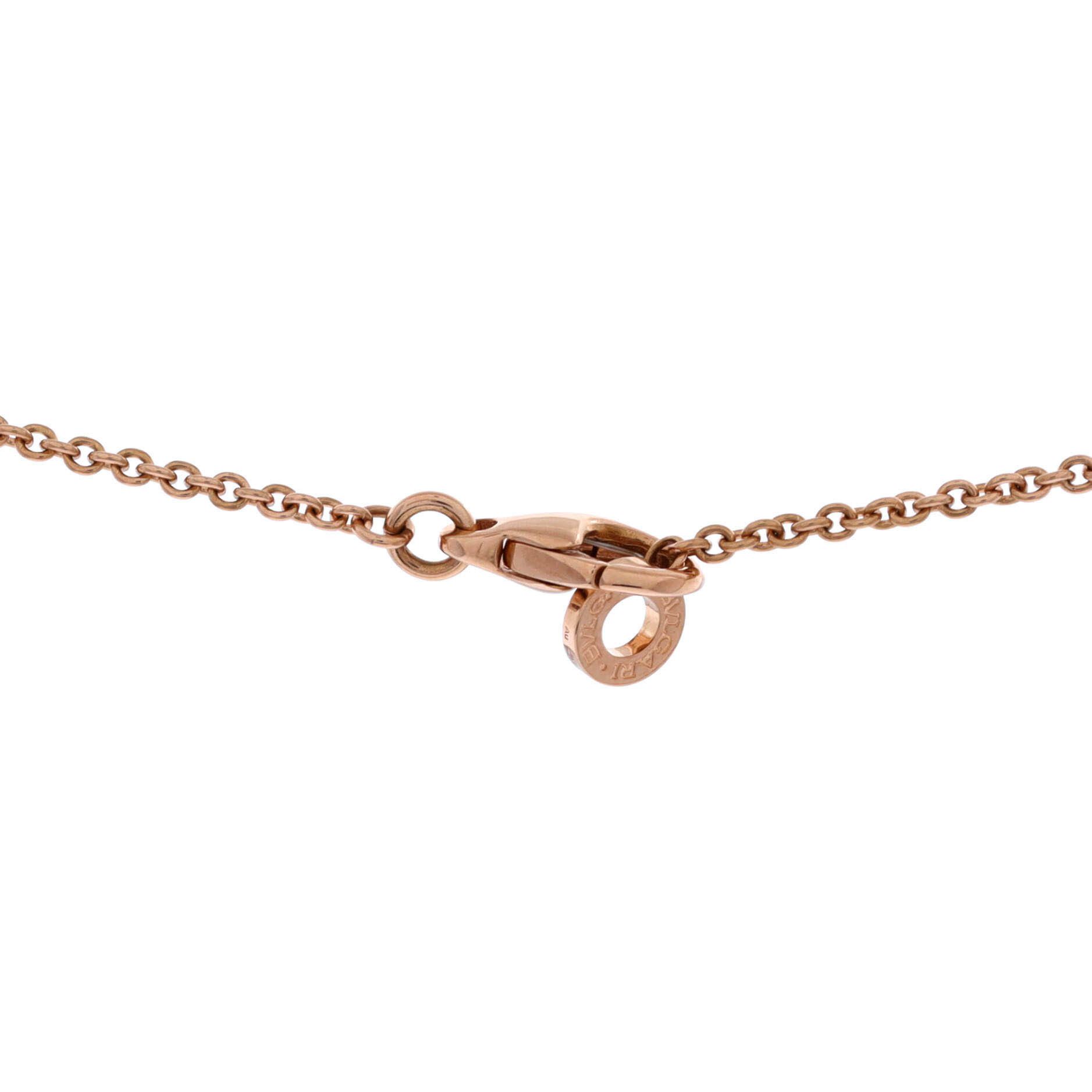 Bvlgari B.Zero1 Design Legend Zaha Hadid Pendant Necklace 18K Rose G Size ONE SIZE - 3 Thumbnail
