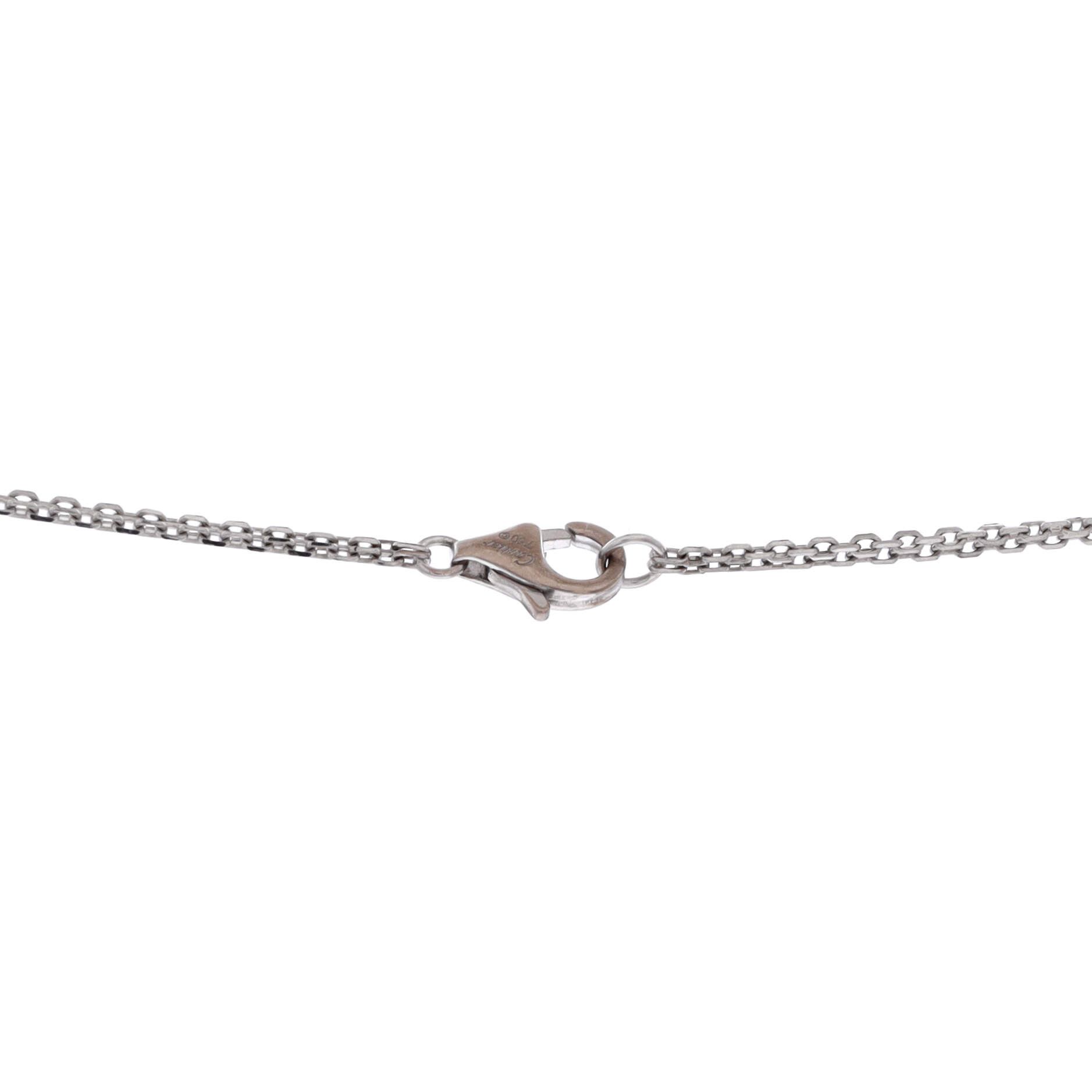 Cartier Love 3 Ring Pendant Necklace 18K Rose Gold and 18K White Gol Size ONE SIZE - 3 Thumbnail