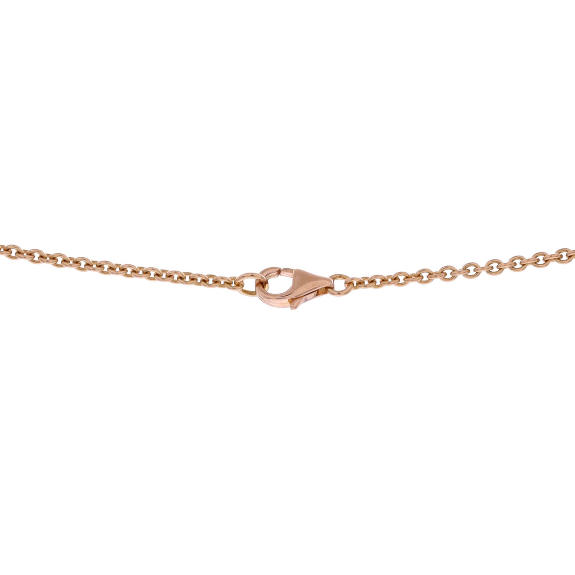 Cartier Love Interlocking Necklace 18K Rose Gold Size ONE SIZE - 3 Thumbnail