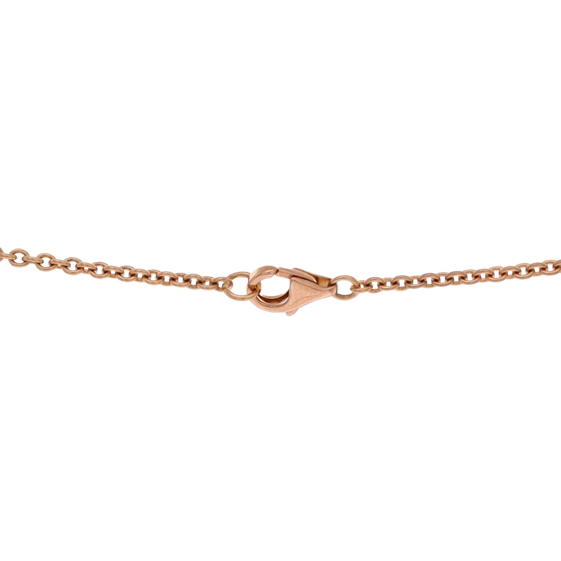 Cartier Love Interlocking Necklace 18K Rose Gold Size ONE SIZE - 2 Thumbnail