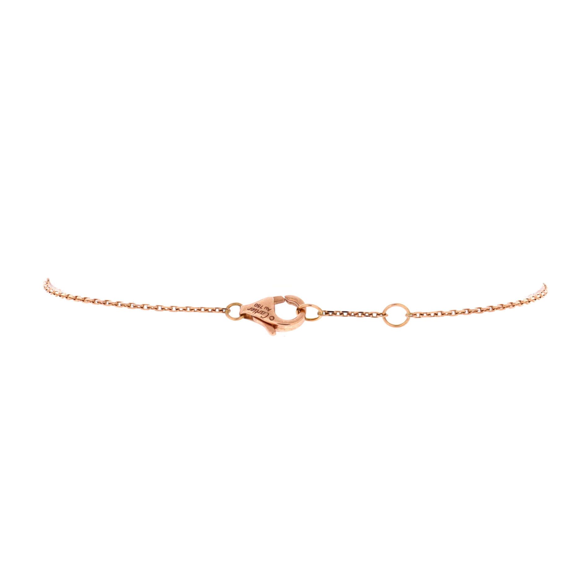 Cartier Amulette de Cartier Bracelet 18K Rose Gold with Diamond and Size ONE SIZE - 2 Thumbnail
