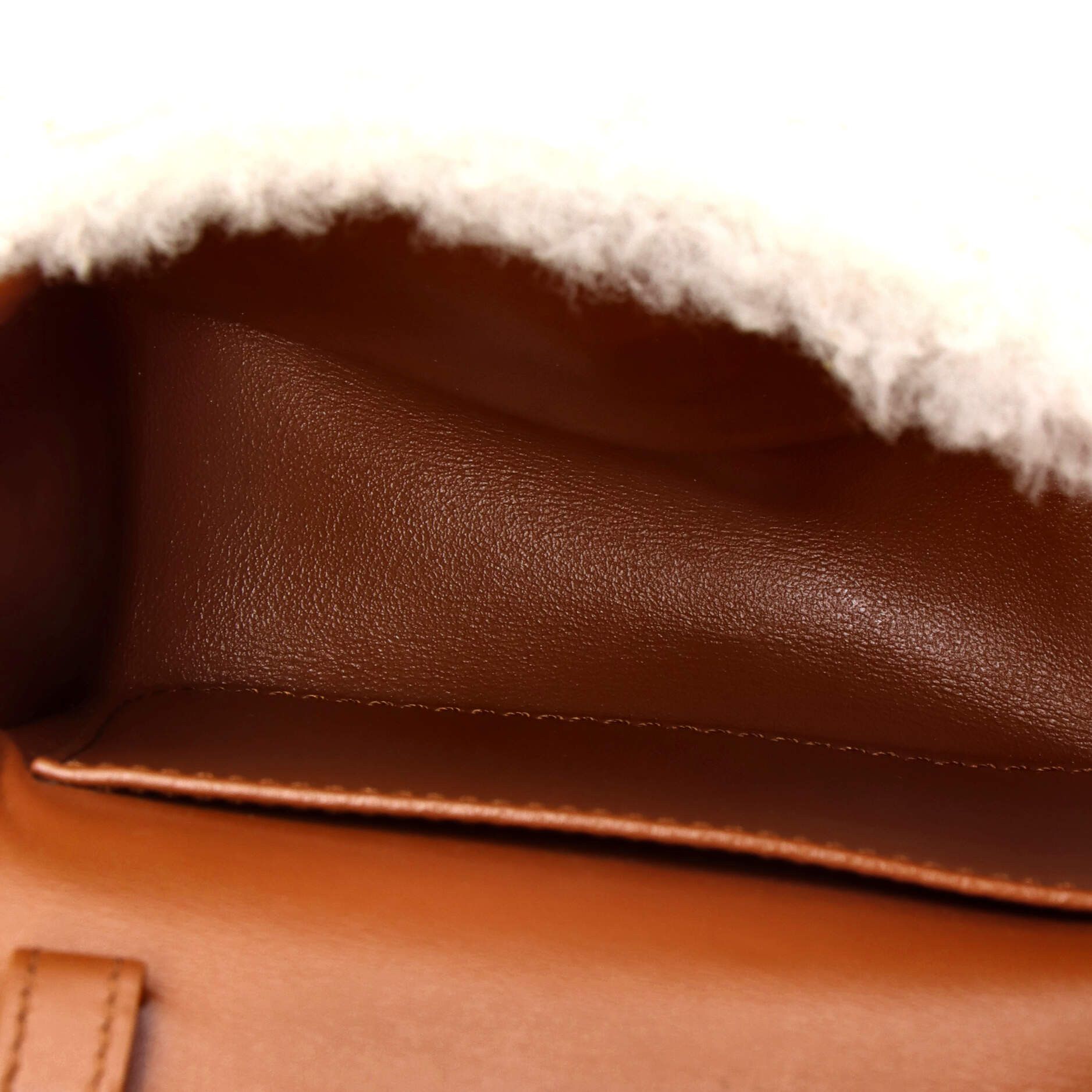 Celine Triomphe Shoulder Bag Shearling Mini Size ONE SIZE - 4 Thumbnail