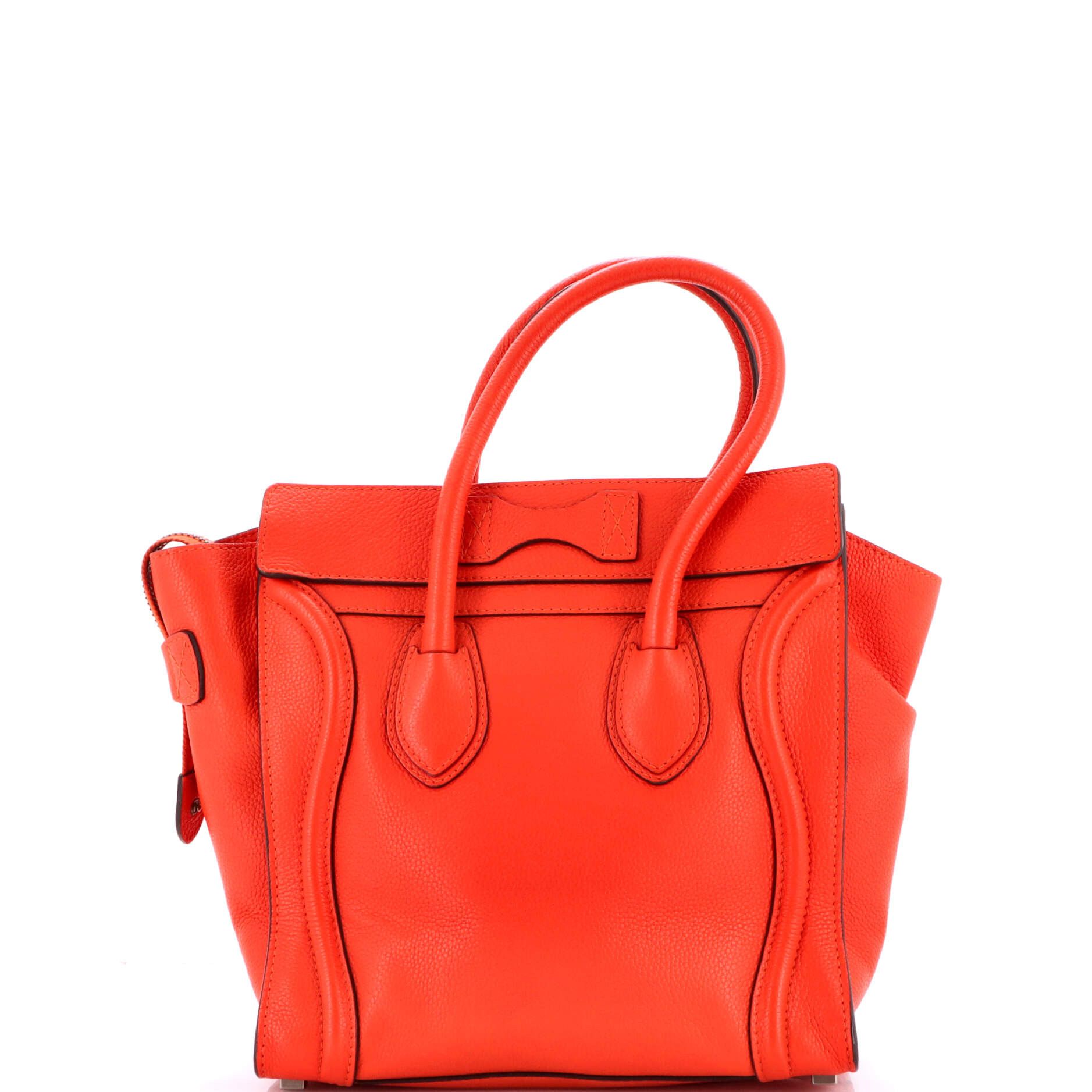 Celine Luggage Bag Grainy Leather Micro Size ONE SIZE - 2 Thumbnail