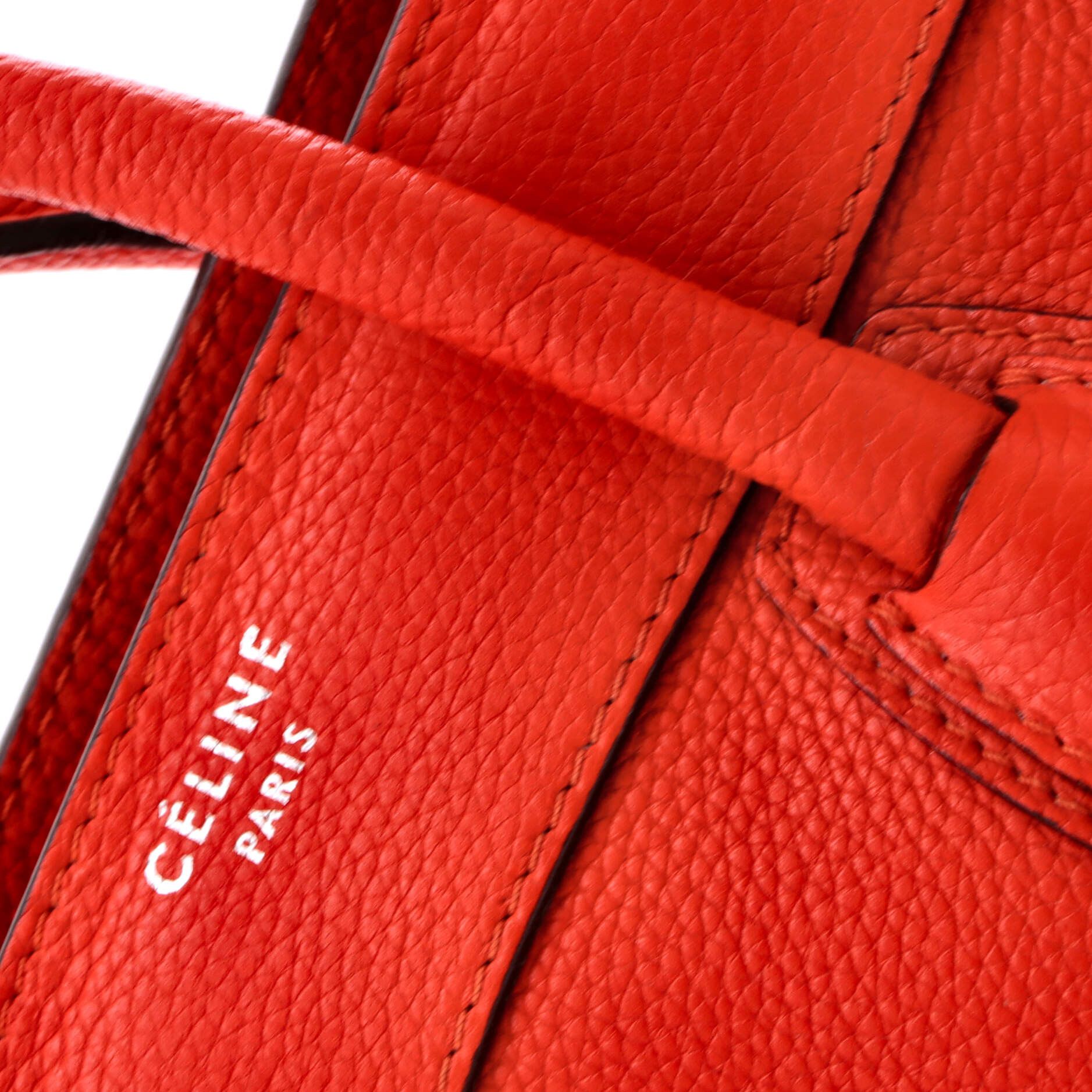 Celine Luggage Bag Grainy Leather Micro Size ONE SIZE - 6 Thumbnail
