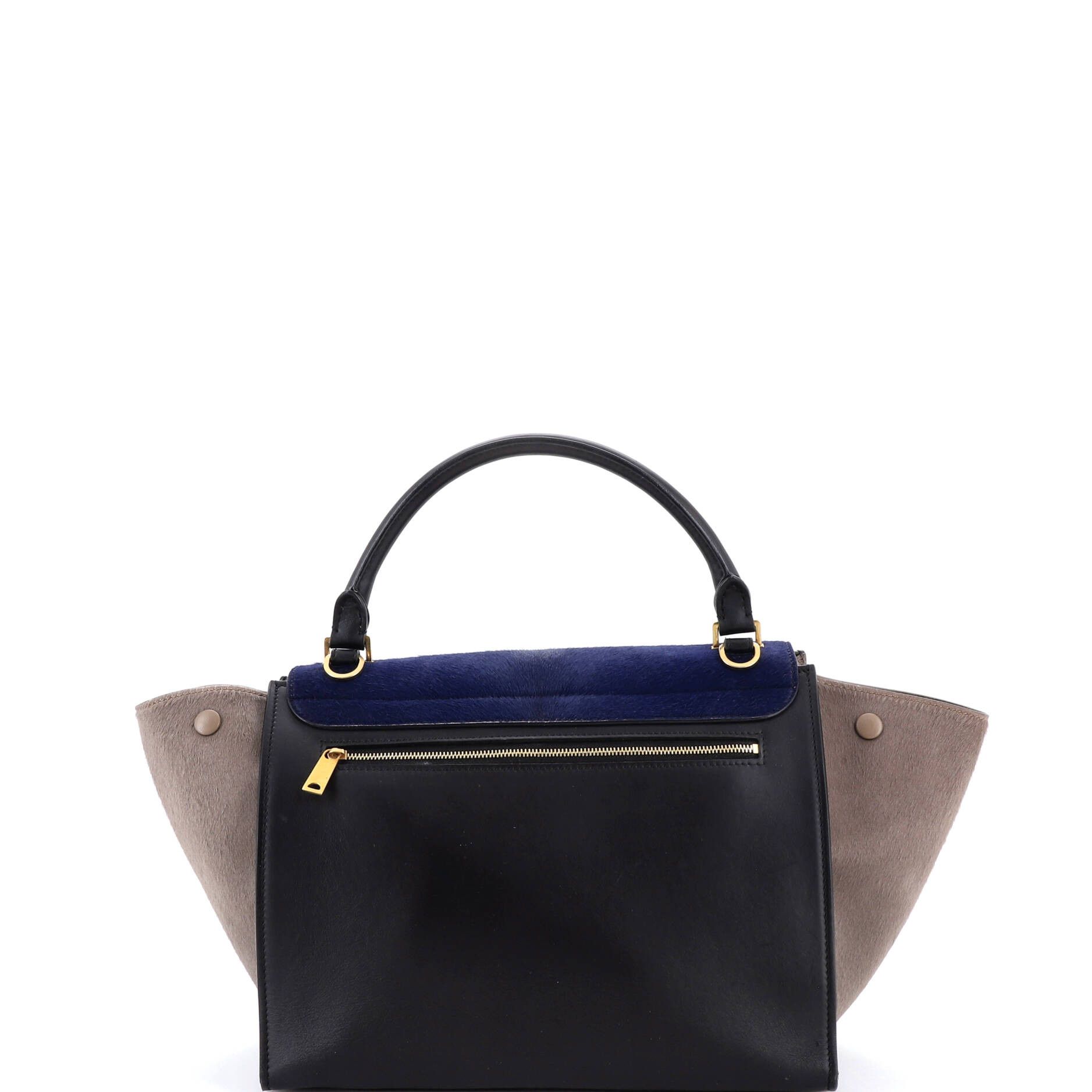 Celine Tricolor Trapeze Bag Pony Hair Medium Size ONE SIZE - 2 Thumbnail