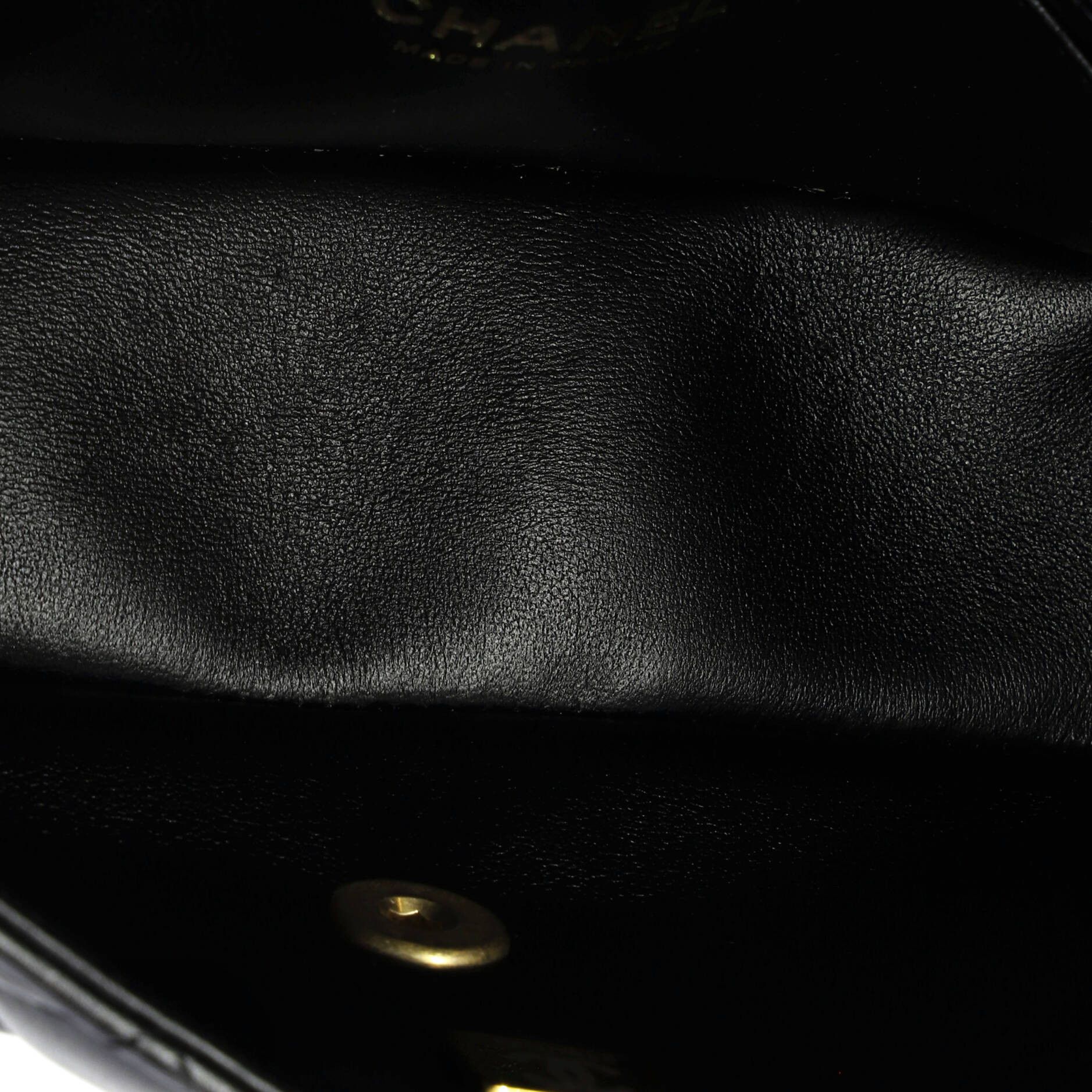 Chanel Classic Single Flap Metal Top Handle Bag Quilted Lambskin Mi Size ONE SIZE - 4 Thumbnail
