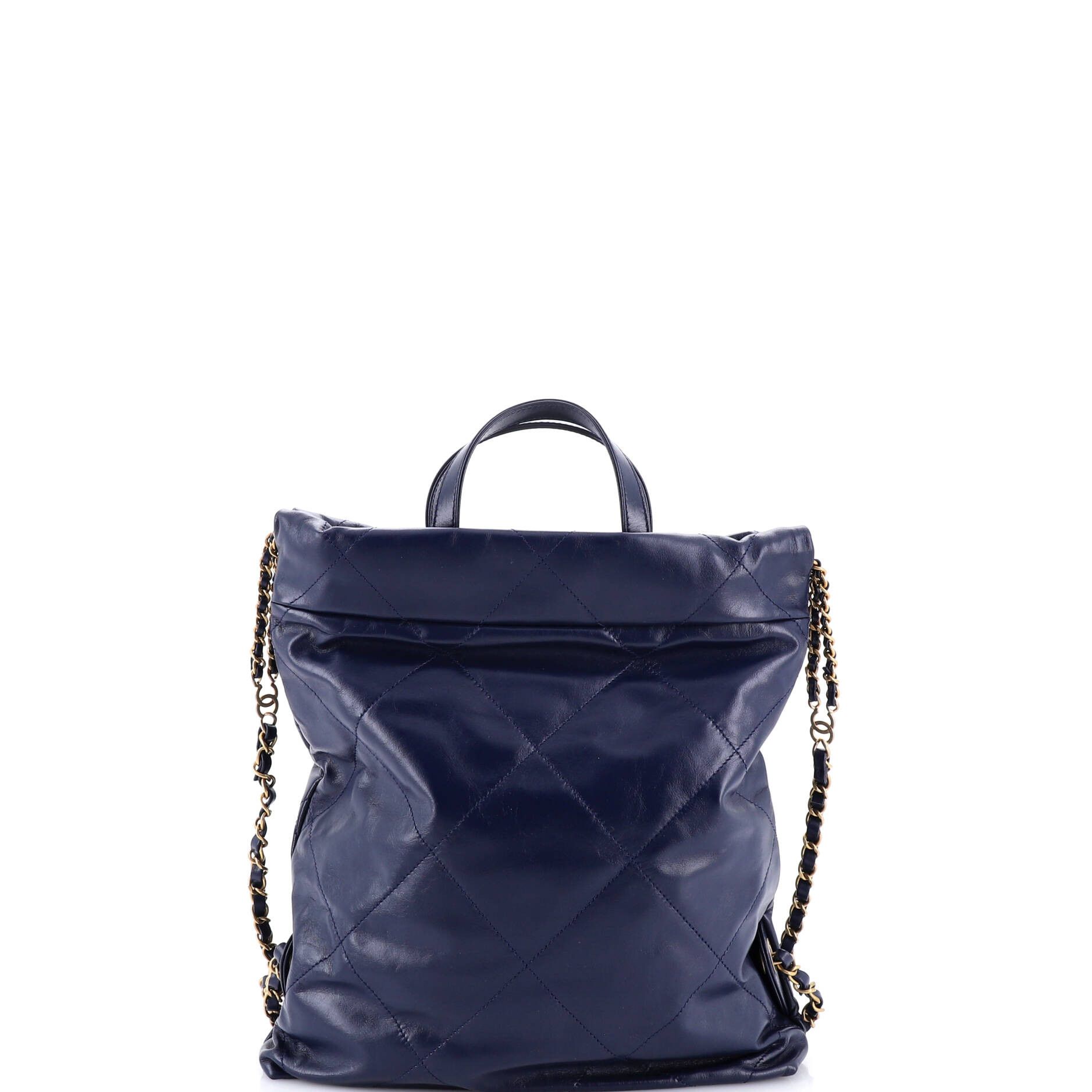 Chanel 22 Chain Backpack Quilted Calfskin Medium Size ONE SIZE - 2 Thumbnail