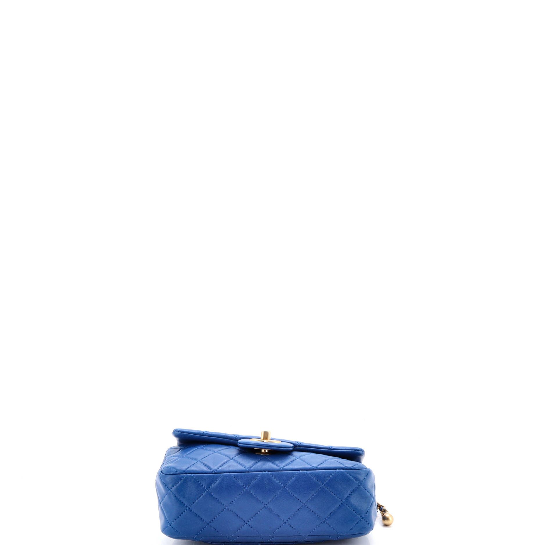 Chanel Pearl Crush Flap Bag Quilted Lambskin Mini Size ONE SIZE - 4 Thumbnail