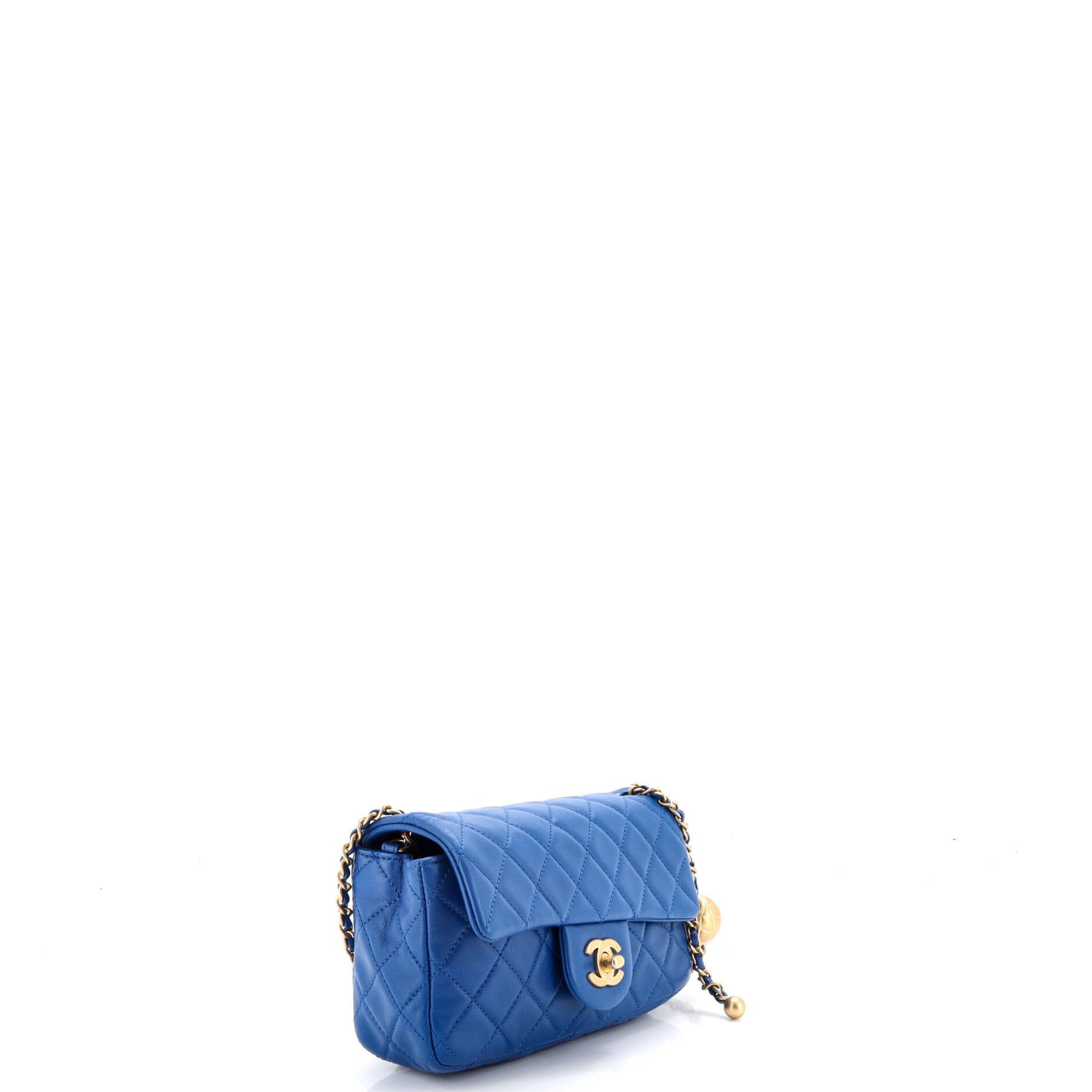 Chanel Pearl Crush Flap Bag Quilted Lambskin Mini Size ONE SIZE - 2 Thumbnail