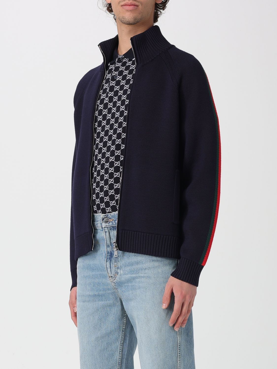 Gucci Gucci Sweater Men Blue Size US XL / EU 56 / 4 - 4 Thumbnail