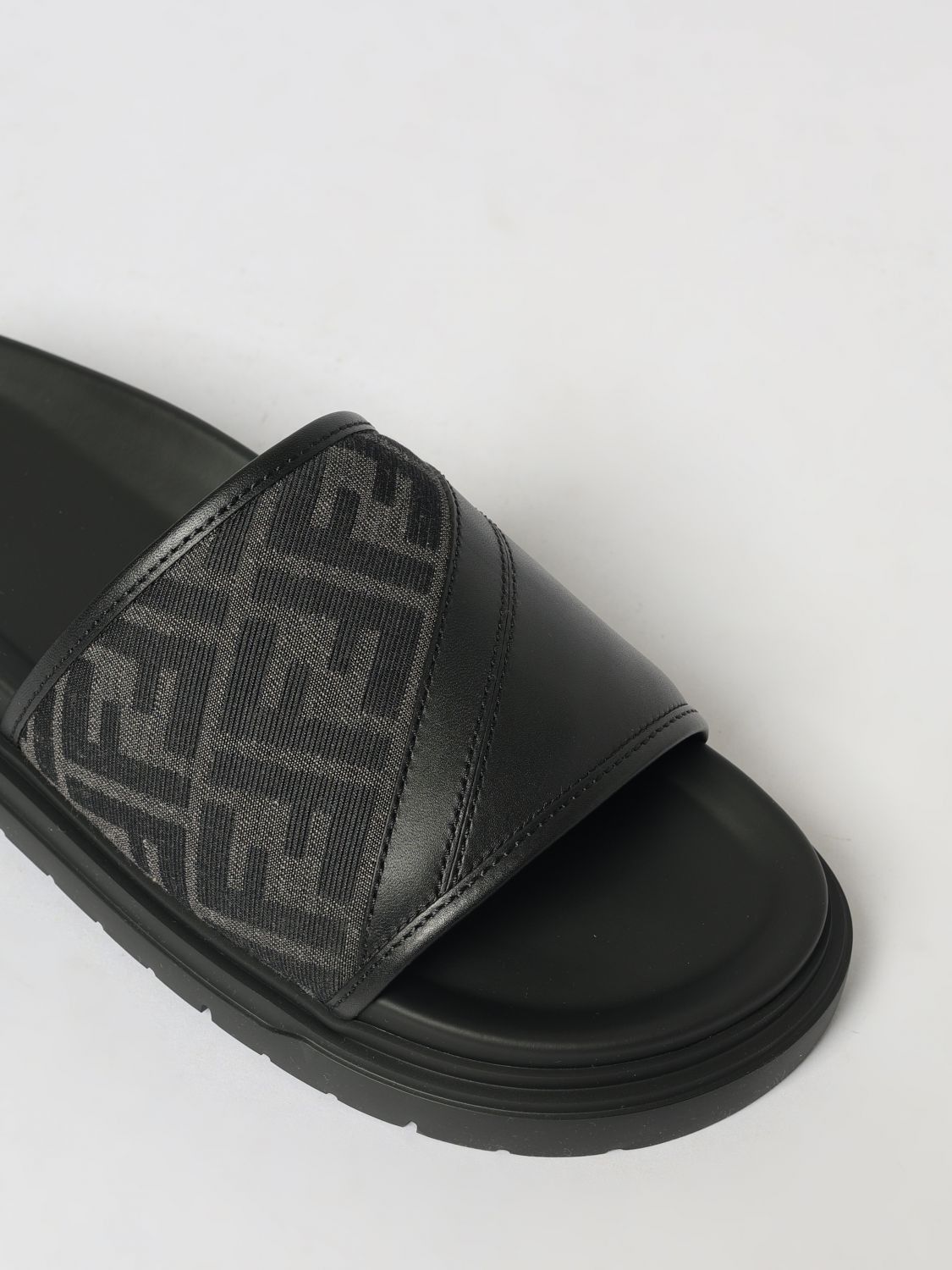 Fendi Fendi Sandals Men Black Size US 11 / EU 44 - 4 Thumbnail