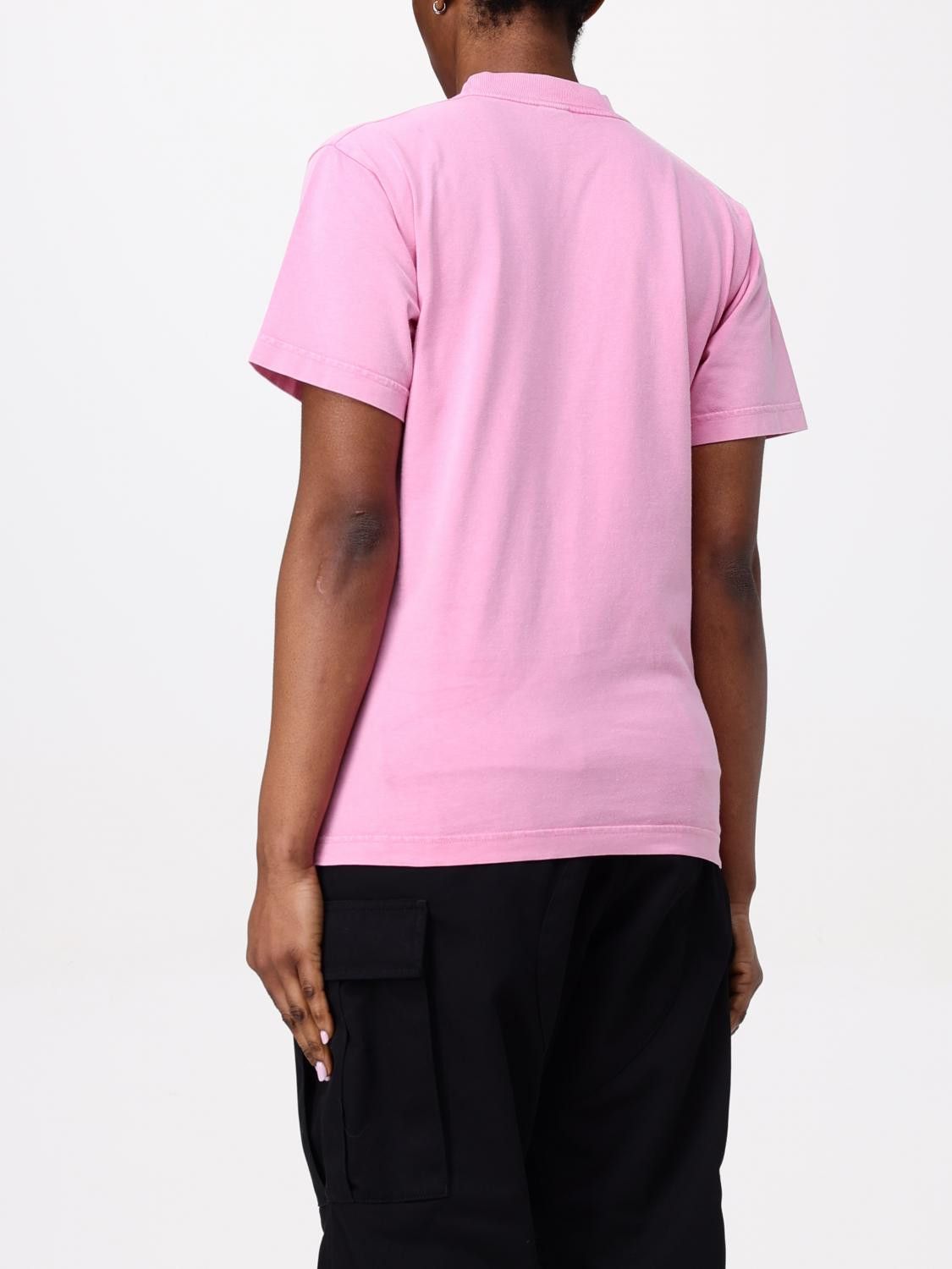Balenciaga Balenciaga T-Shirt Woman Pink Size L / US 10 / IT 46 - 3 Thumbnail