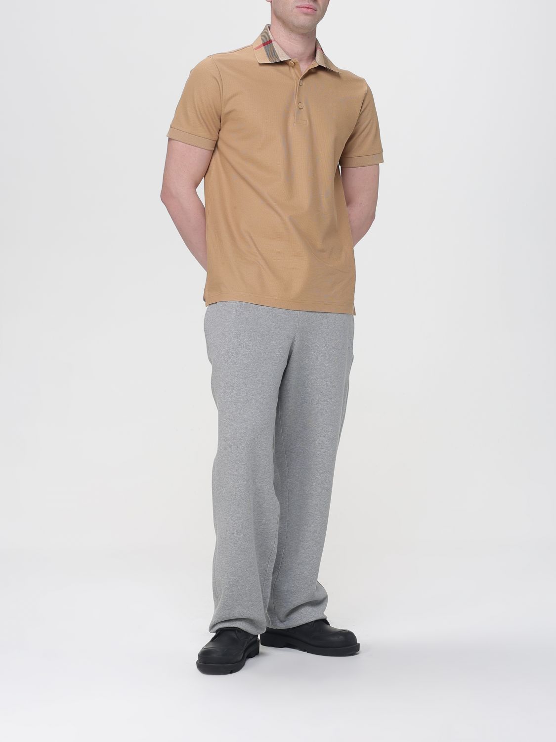 Burberry Burberry Polo Shirt Men Beige Size US S / EU 44-46 / 1 - 2 Thumbnail