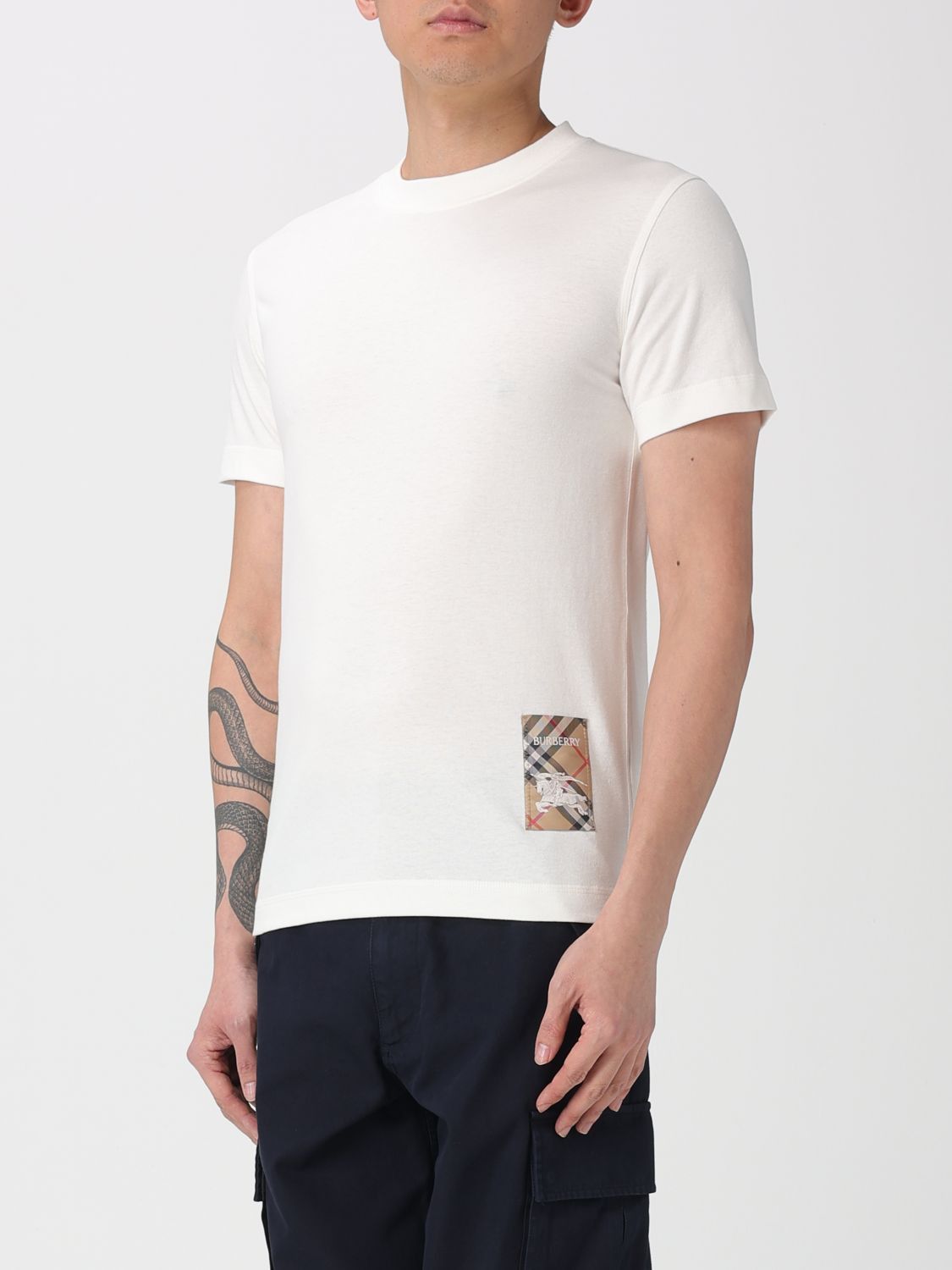 Burberry Burberry T-Shirt Men White Size US XS / EU 42 / 0 - 3 Thumbnail