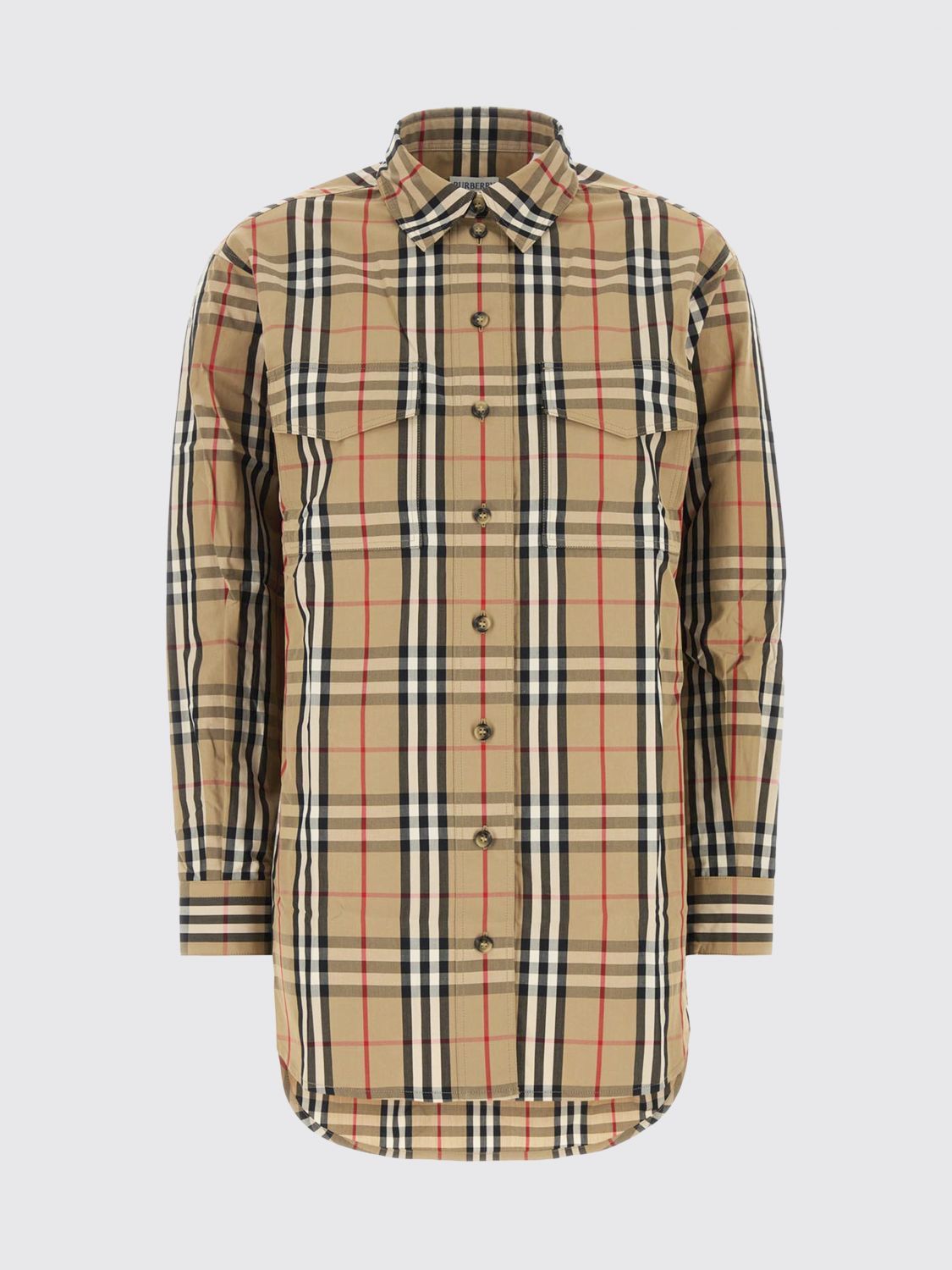 Burberry Burberry Shirt Woman Red Size XL / US 12-14 / IT 48-50 - 2 Thumbnail