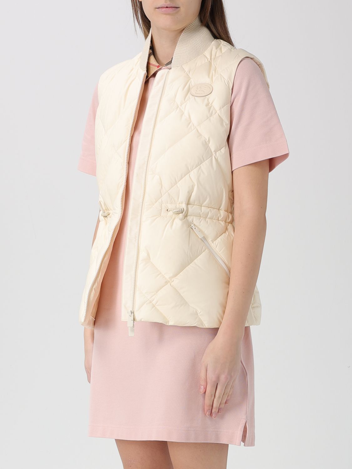 Burberry Burberry Waistcoat Woman White Size S / US 4 / IT 40 - 4 Thumbnail