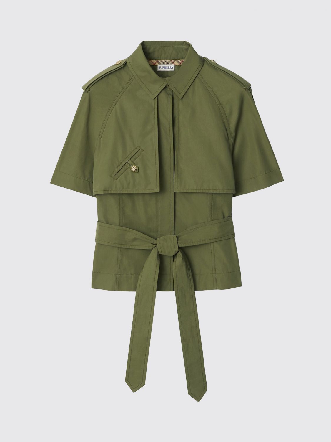 Burberry Burberry Shirt Woman Green Size XL / US 12-14 / IT 48-50 - 2 Thumbnail