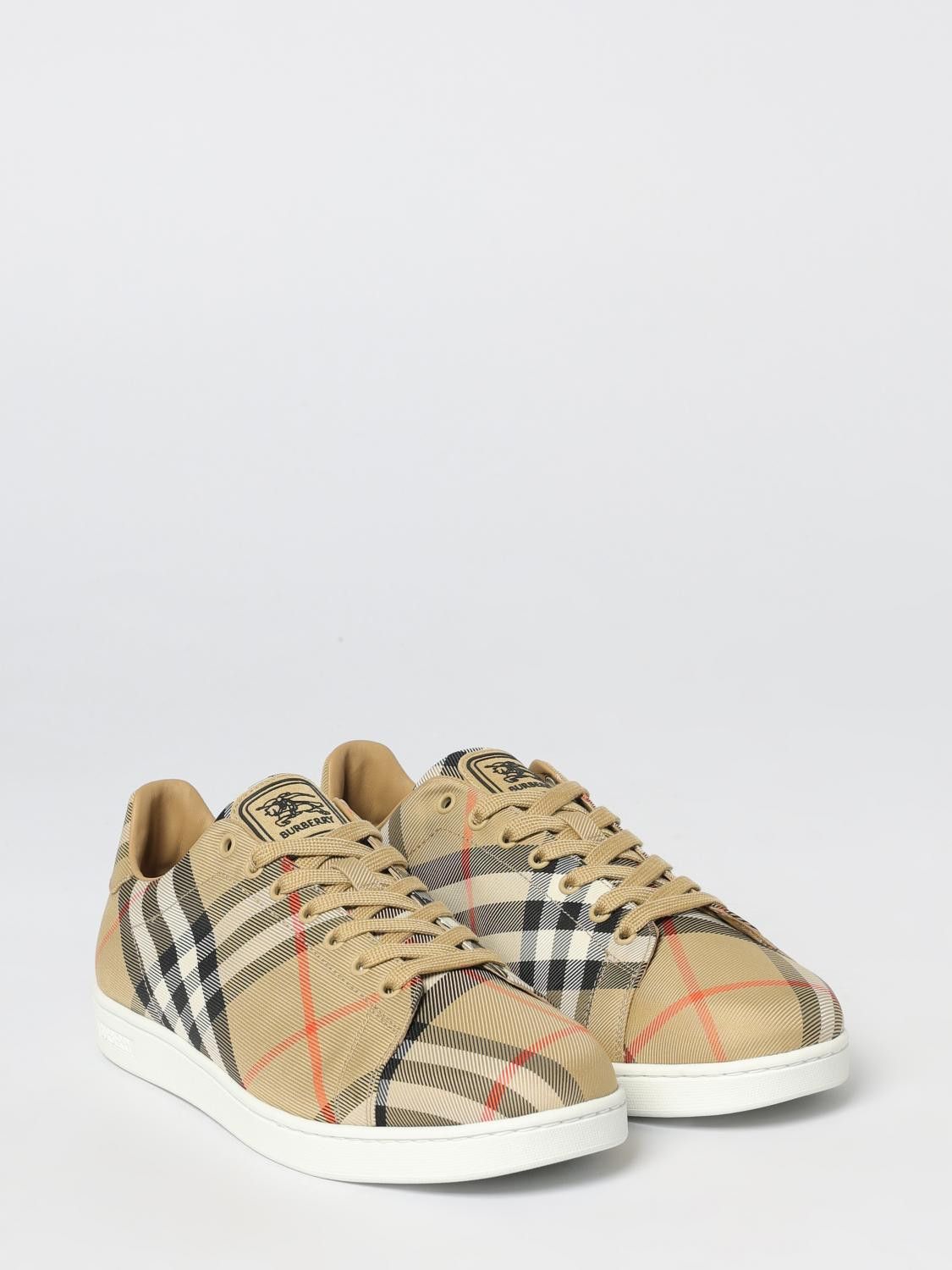 Burberry Burberry Sneakers Men Sand Size US 13 / EU 46 - 2 Thumbnail