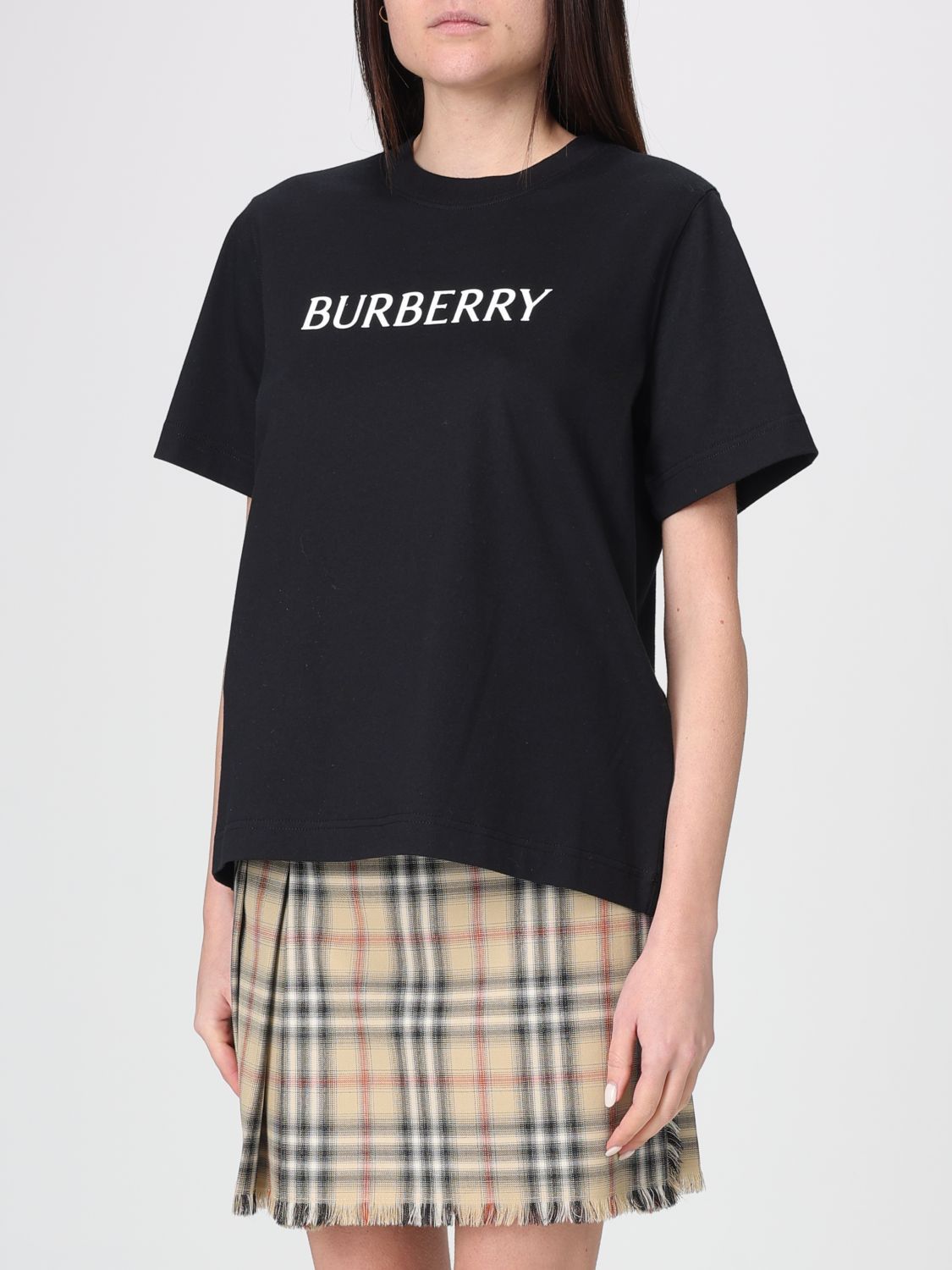 Burberry Burberry T-Shirt Woman Black Size M / US 6-8 / IT 42-44 - 3 Thumbnail