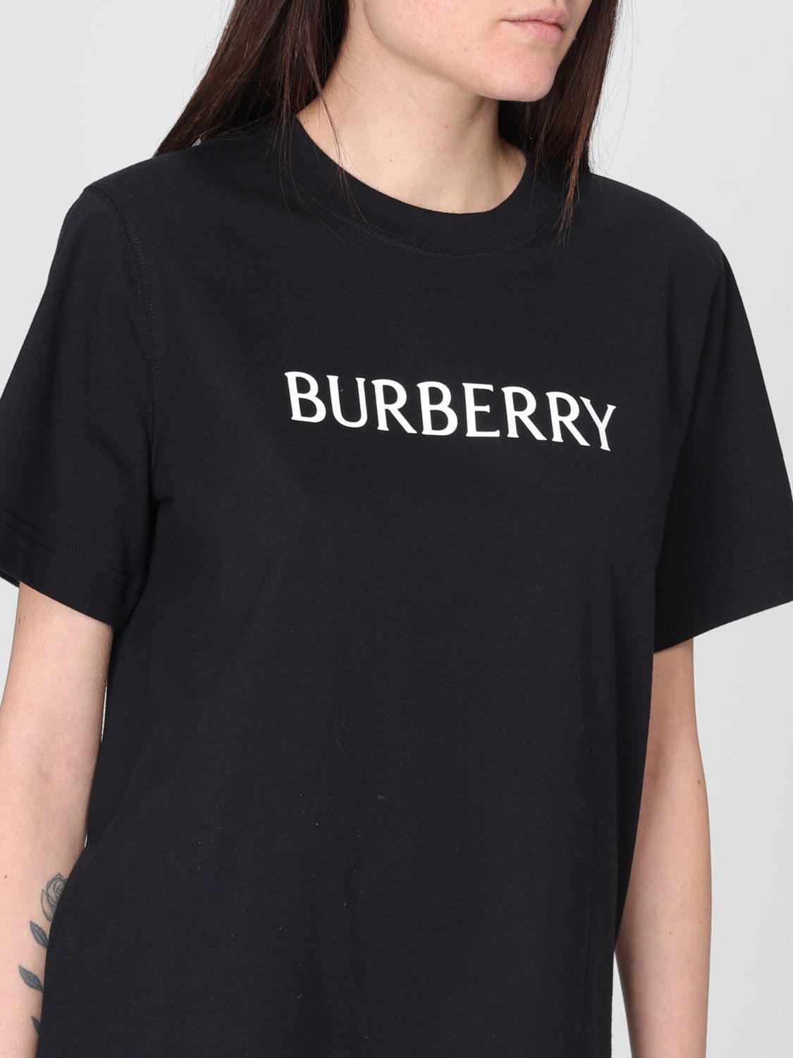 Burberry Burberry T-Shirt Woman Black Size S / US 4 / IT 40 - 4 Thumbnail