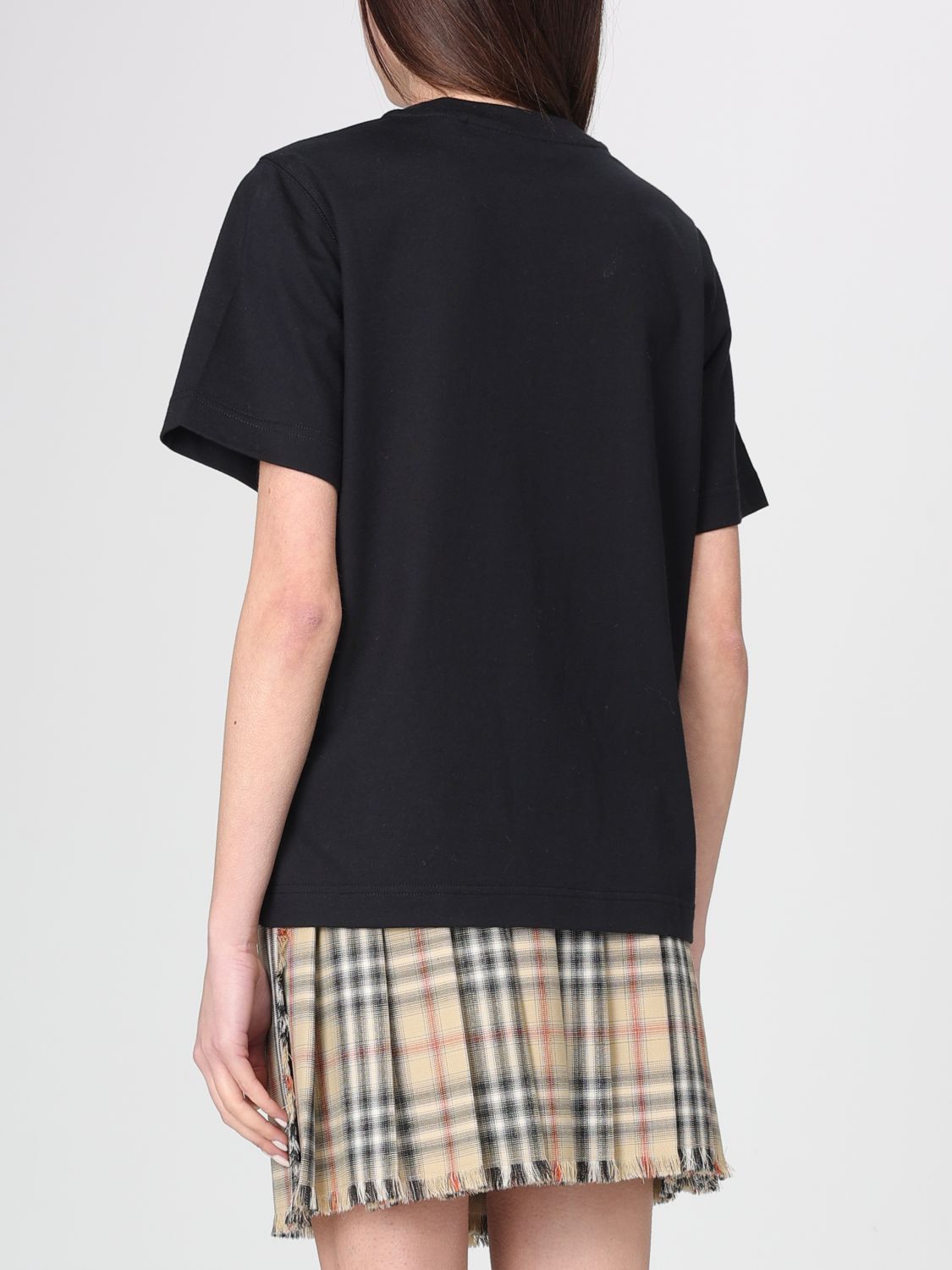 Burberry Burberry T-Shirt Woman Black Size XS / US 0-2 / IT 36-38 - 2 Thumbnail