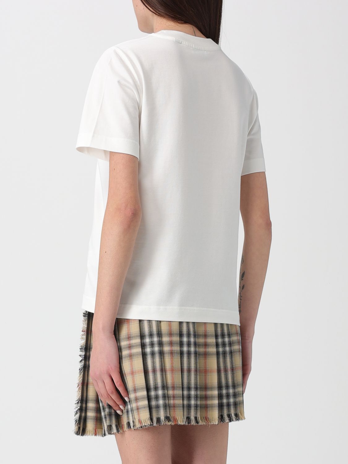 Burberry Burberry T-Shirt Woman White Size S / US 4 / IT 40 - 3 Thumbnail