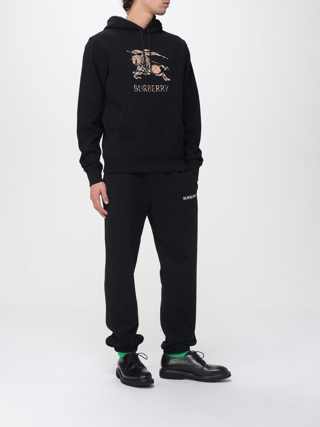 Burberry Burberry Sweatshirt Men Black Size US M / EU 48-50 / 2 - 2 Thumbnail