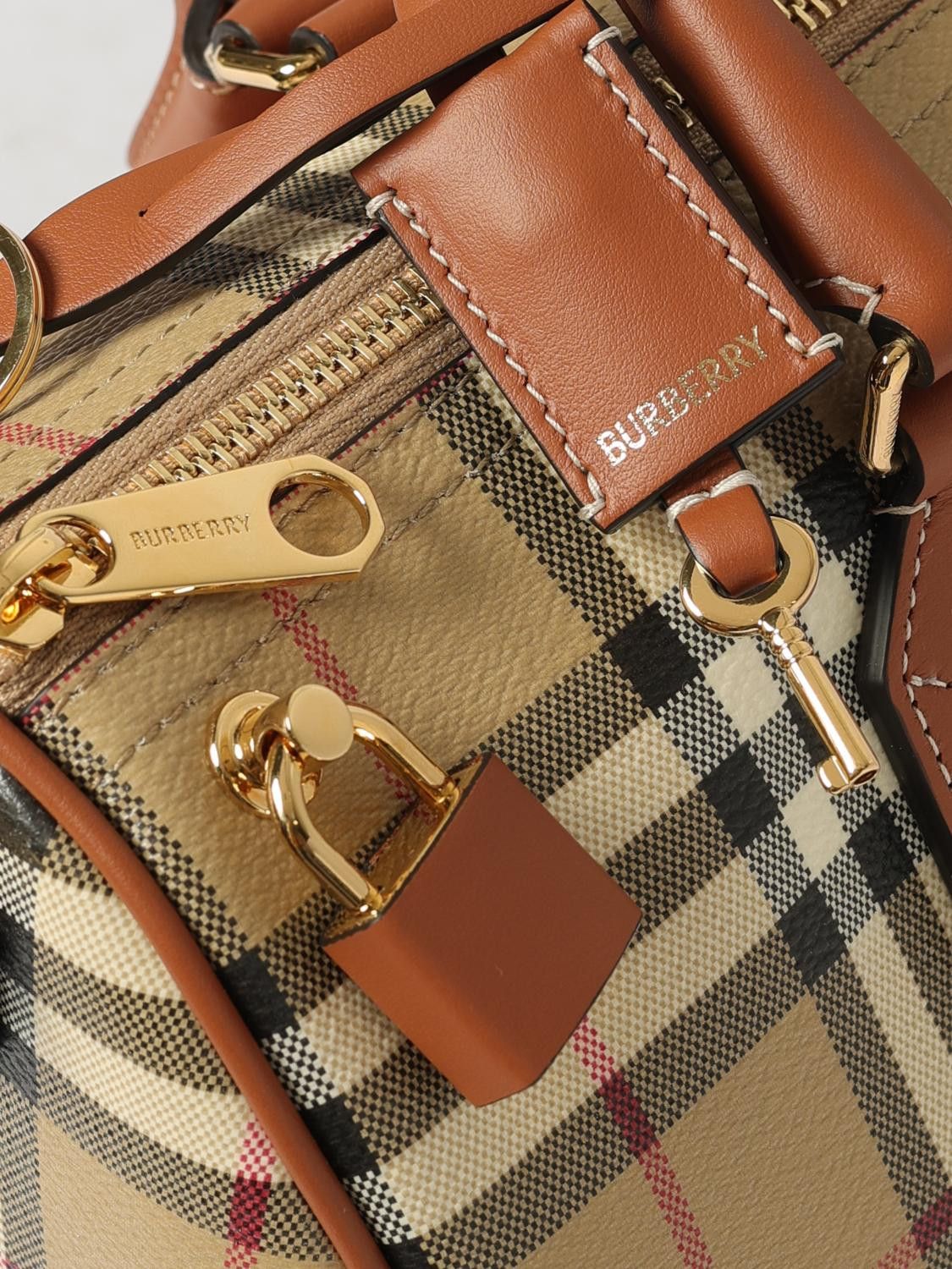 Burberry Burberry Handbag Woman Beige Size ONE SIZE - 4 Thumbnail