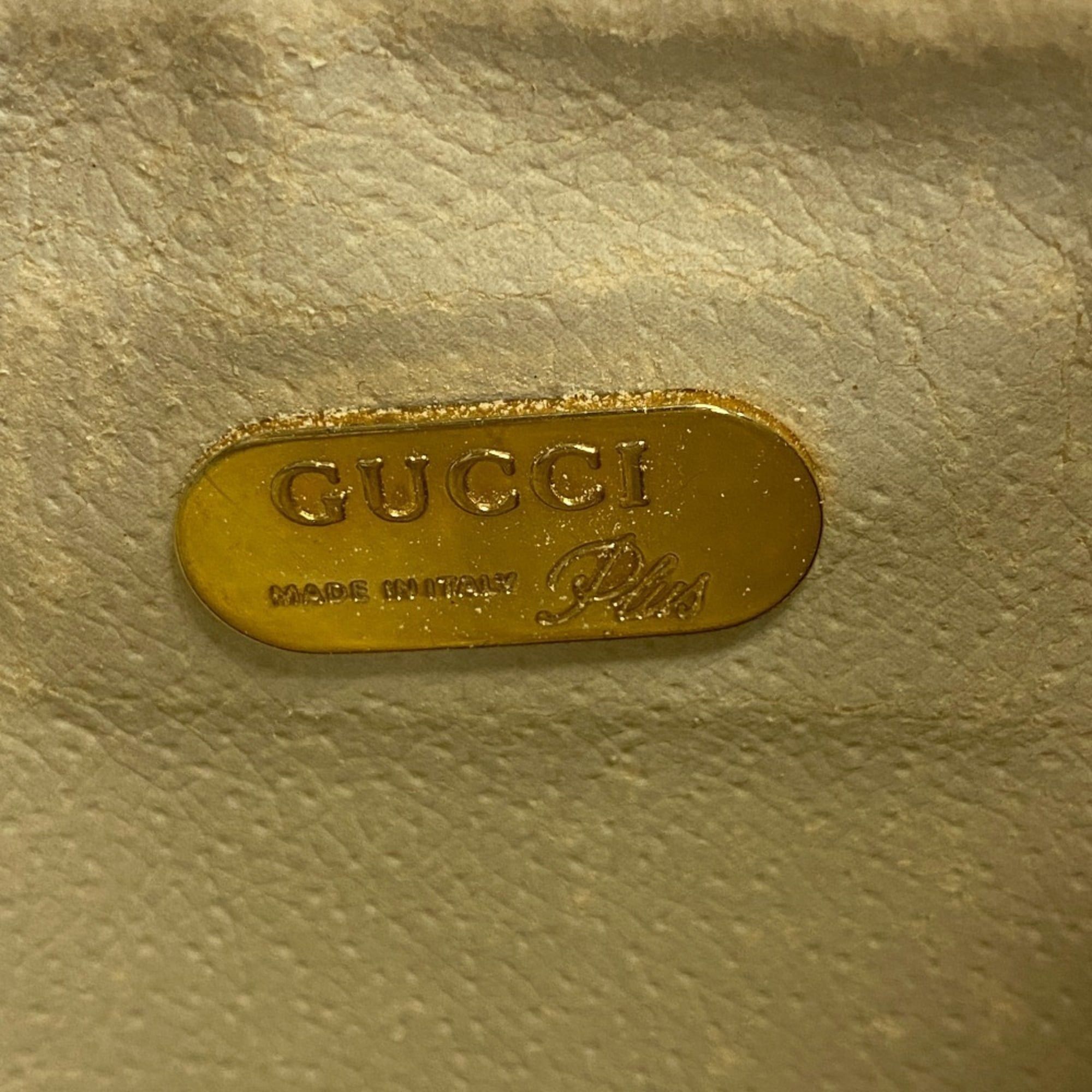 Gucci Gucci clutch bag pouch old GG Plus second men women beige Size ONE SIZE - 14 Thumbnail