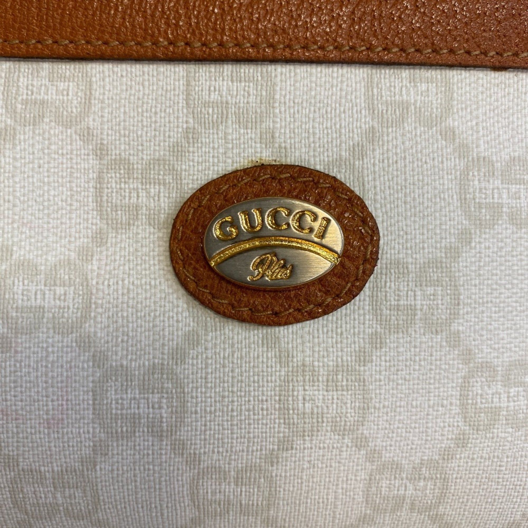 Gucci Gucci clutch bag pouch old GG Plus second men women beige Size ONE SIZE - 13 Thumbnail