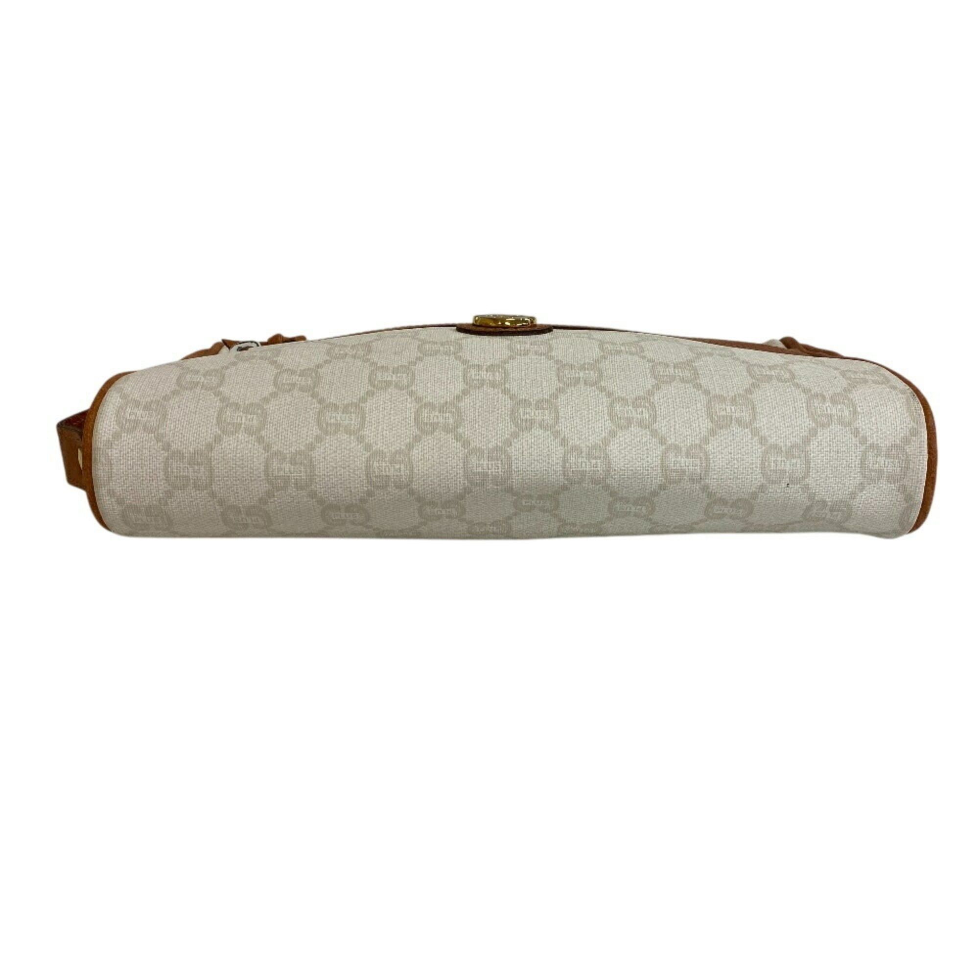 Gucci Gucci clutch bag pouch old GG Plus second men women beige Size ONE SIZE - 7 Thumbnail