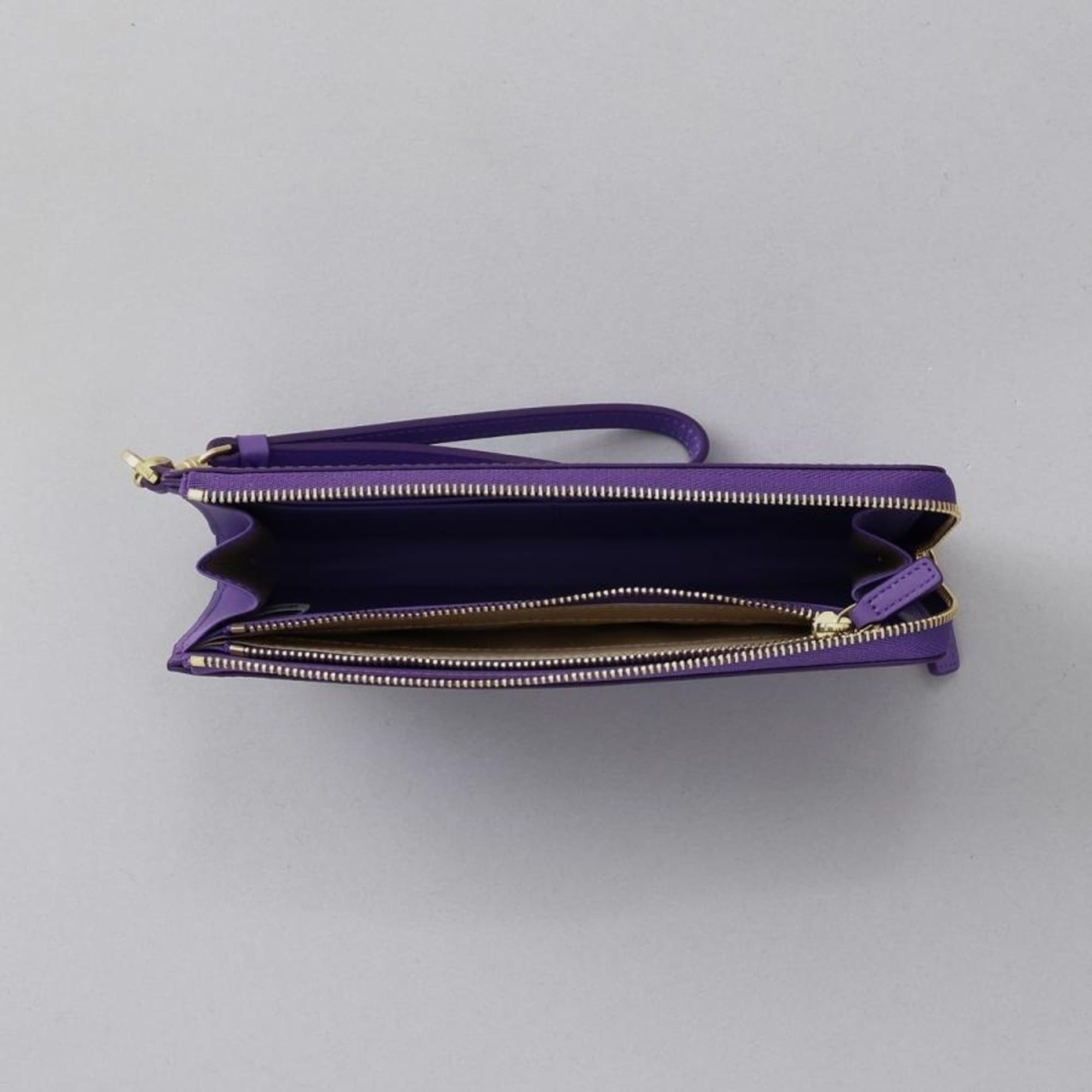 MCM MCM AREN L-Shaped Long Wallet MYLDATA04 PUR UQ001 Purple Leather Size ONE SIZE - 4 Thumbnail