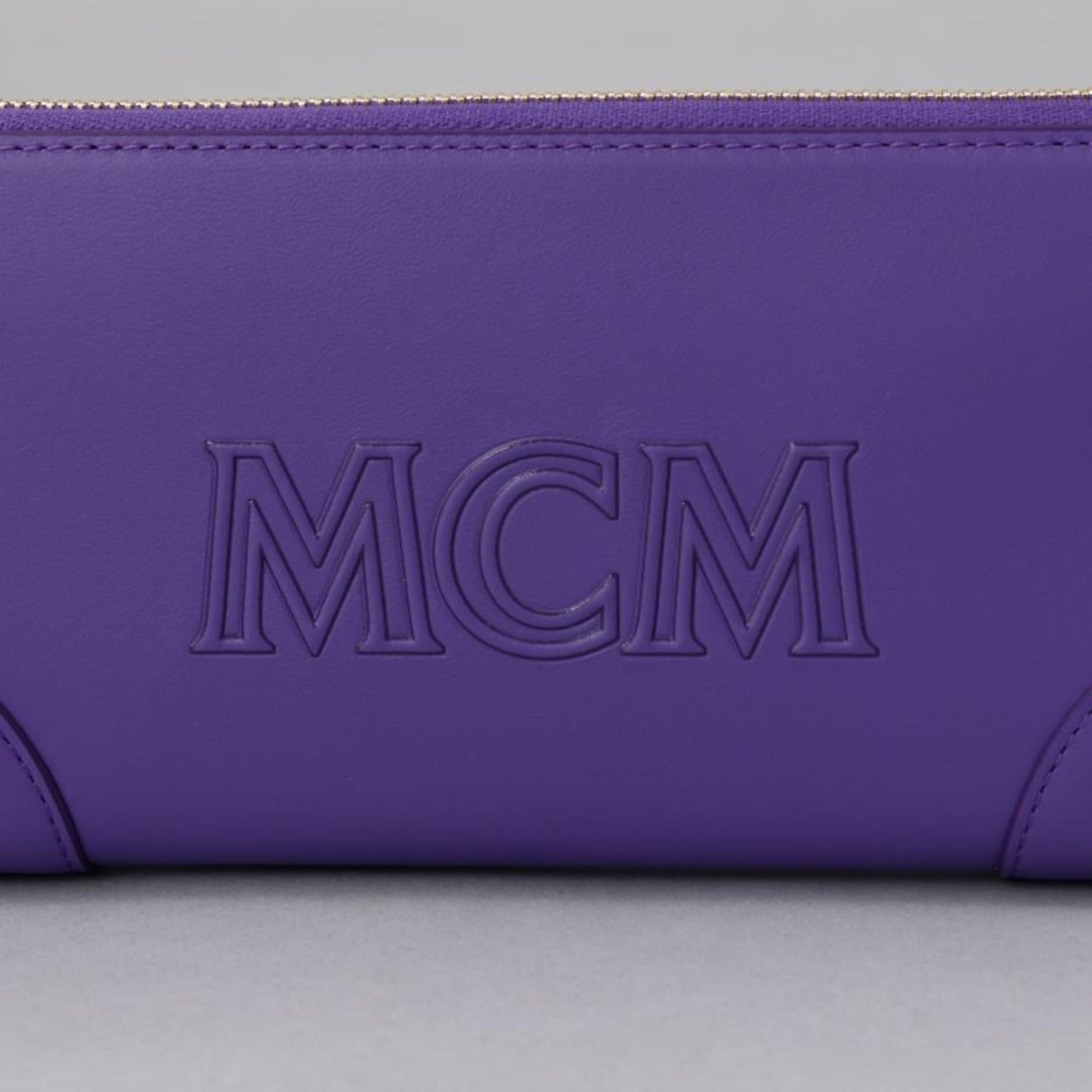 MCM MCM AREN L-Shaped Long Wallet MYLDATA04 PUR UQ001 Purple Leather Size ONE SIZE - 6 Thumbnail