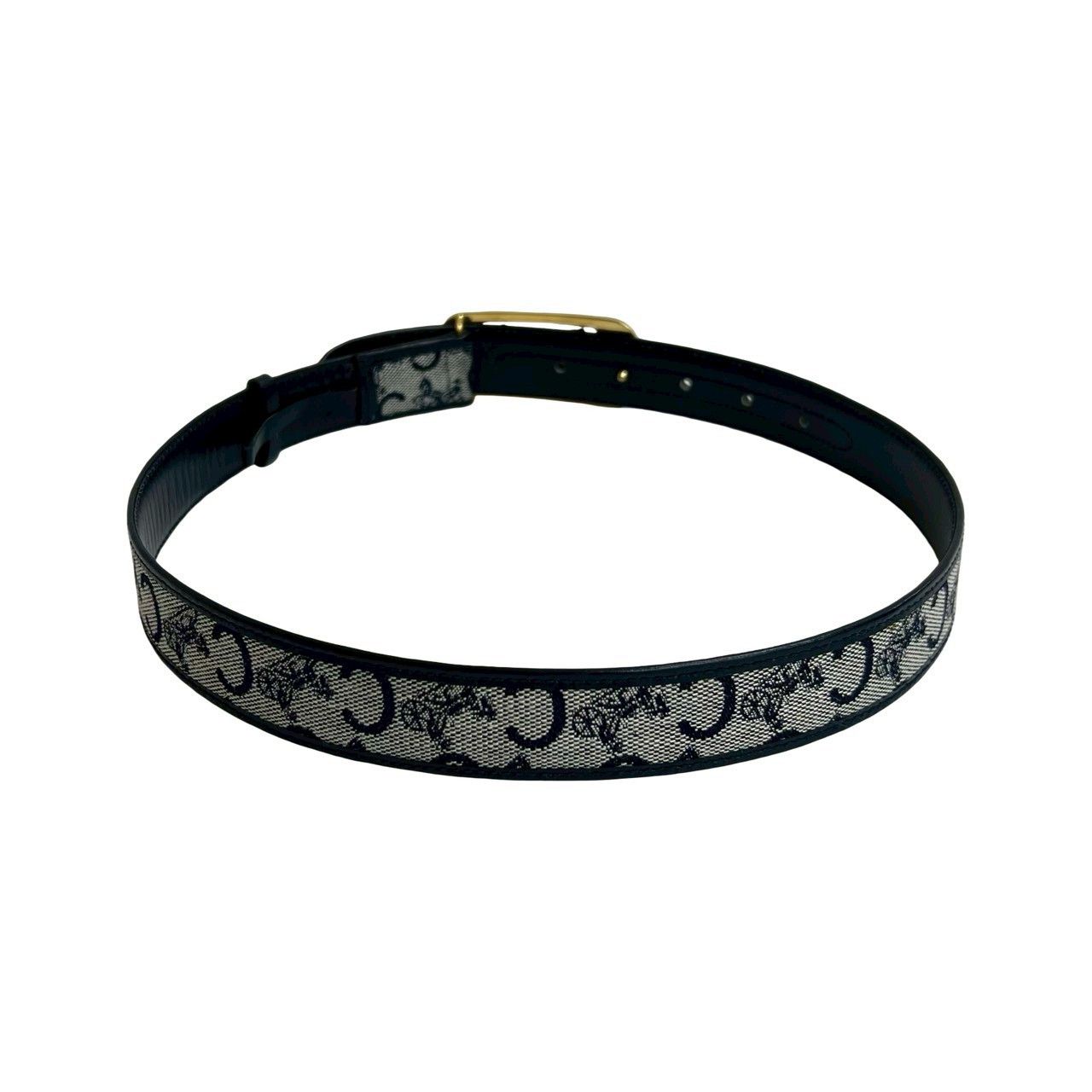 Celine Celine CELINE Horse Carriage Leather Canvas Belt Leather Belt DUTY FREE for USA Size ONE SIZE - 5 Thumbnail