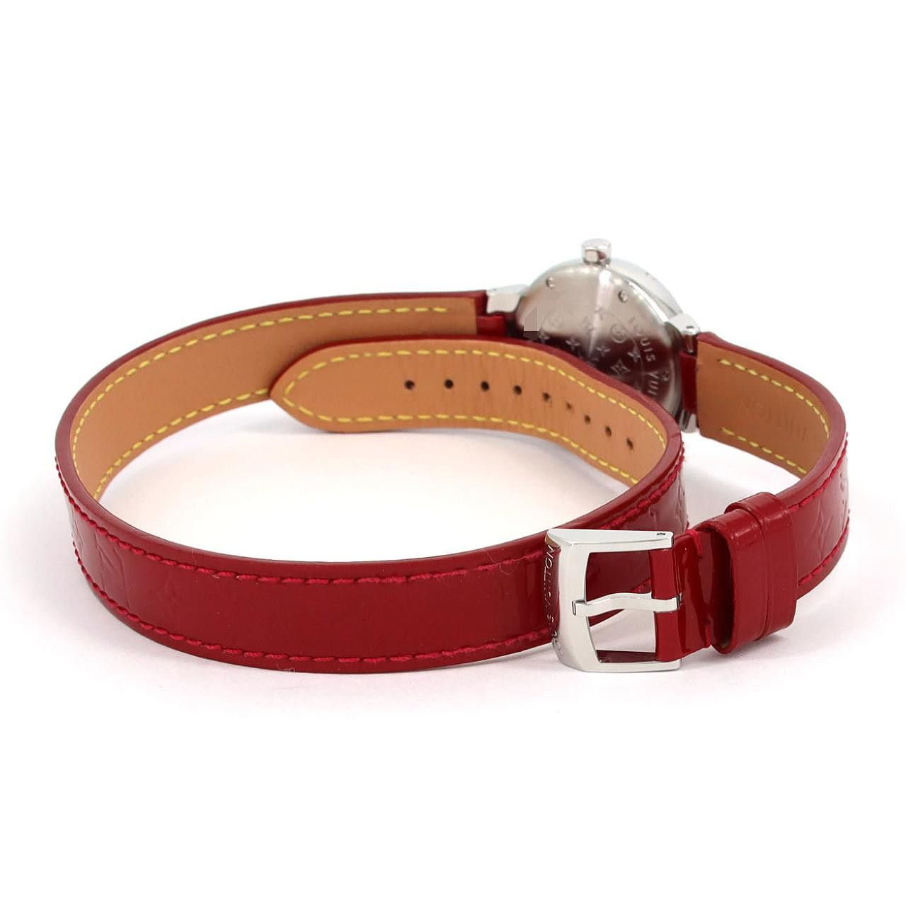 Louis Vuitton Louis Vuitton Louis Vuitton Tambour Heart Lug 1P Stainless Steel Metal Quartz Q121Z DUTY FREE for USA Size ONE SIZE - 8 Thumbnail
