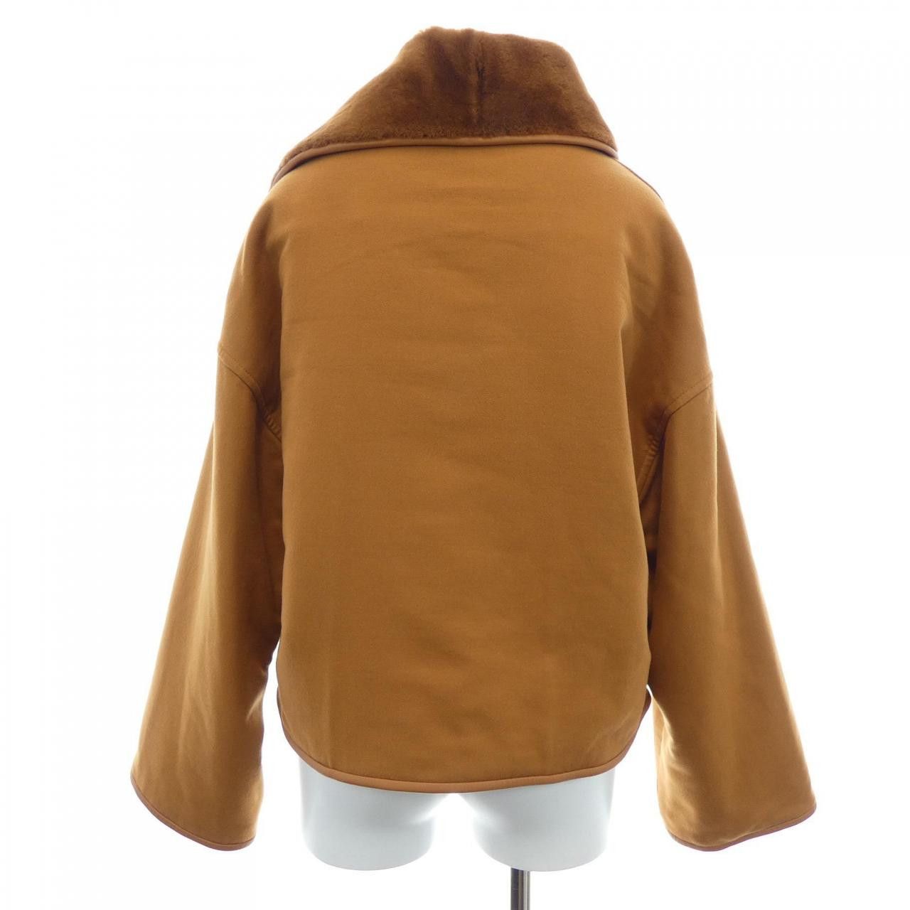 Hermes Hermes Hermès Cartouche Wool Jacket Textile Outerwear DUTY FREE for USA Size ONE SIZE - 2 Thumbnail