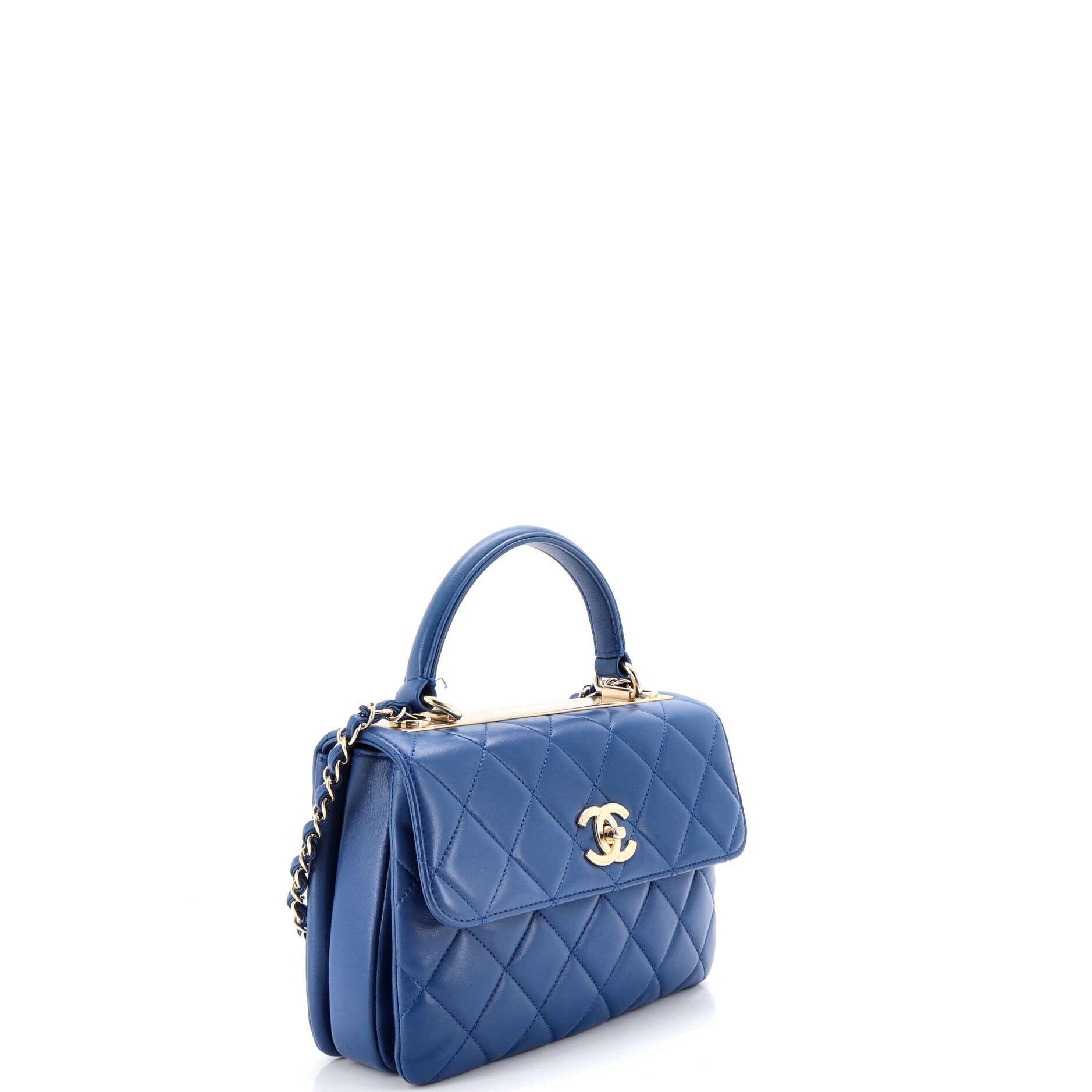 Chanel Trendy CC Top Handle Bag Quilted Lambskin Small Size ONE SIZE - 2 Thumbnail