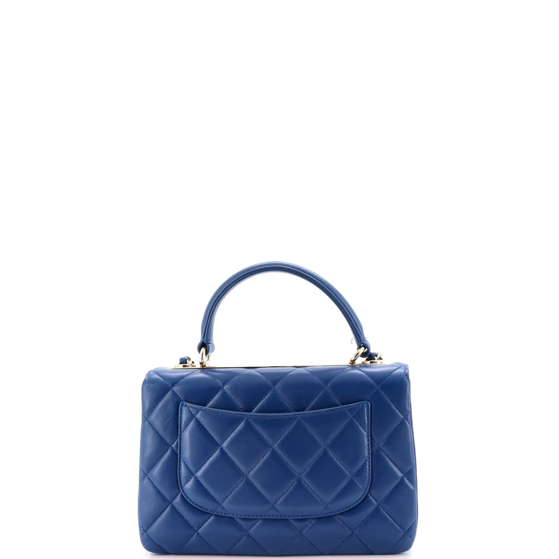 Chanel Trendy CC Top Handle Bag Quilted Lambskin Small Size ONE SIZE - 3 Thumbnail