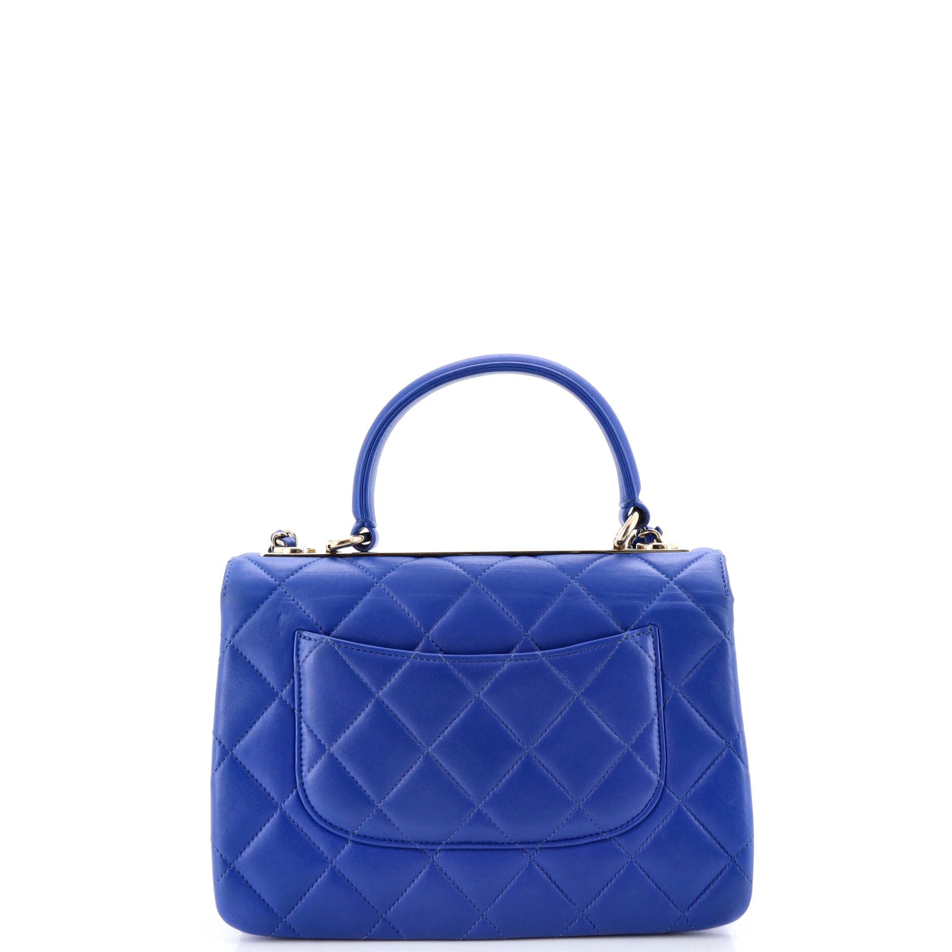 Chanel Trendy CC Top Handle Bag Quilted Lambskin Small Size ONE SIZE - 3 Thumbnail