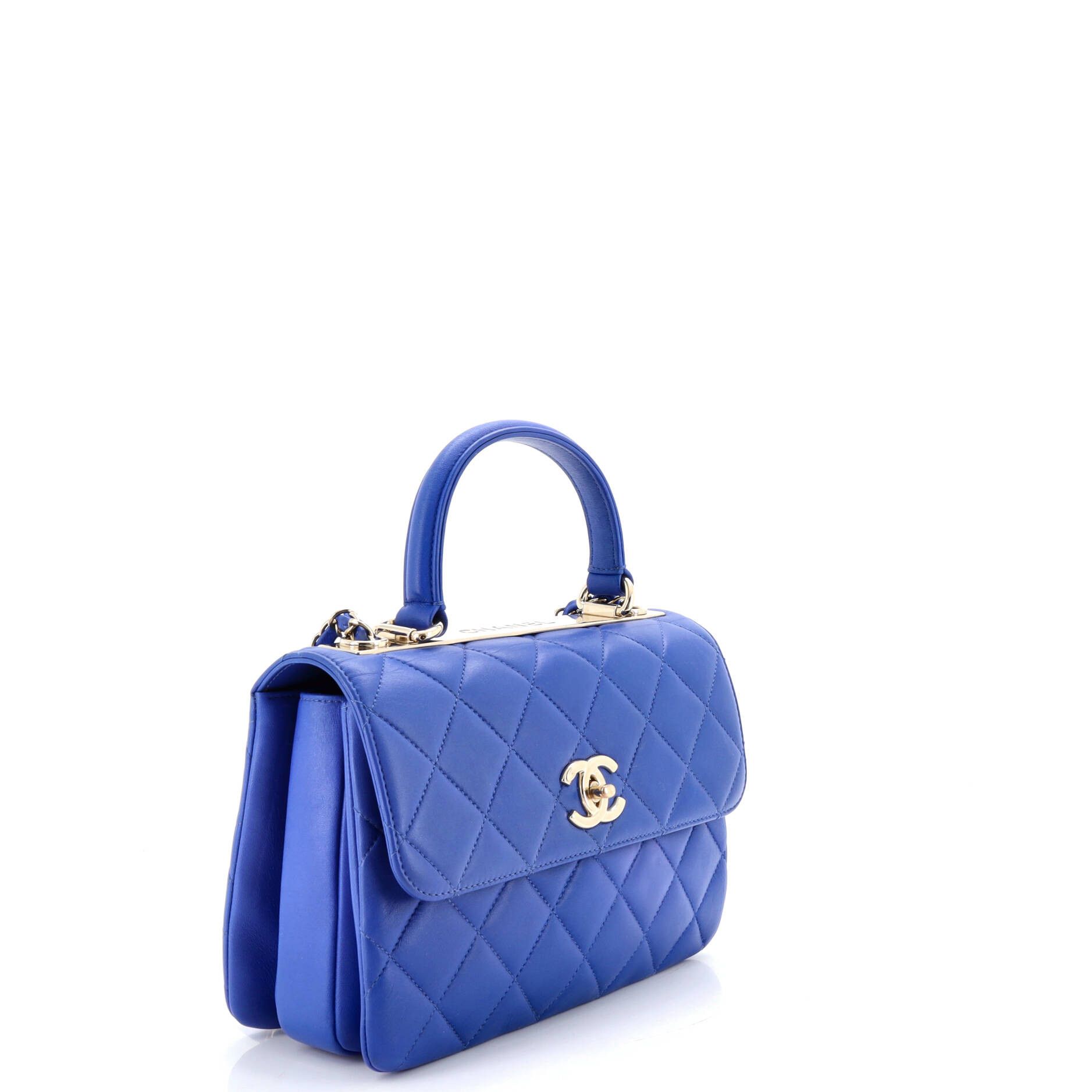Chanel Trendy CC Top Handle Bag Quilted Lambskin Small Size ONE SIZE - 2 Thumbnail