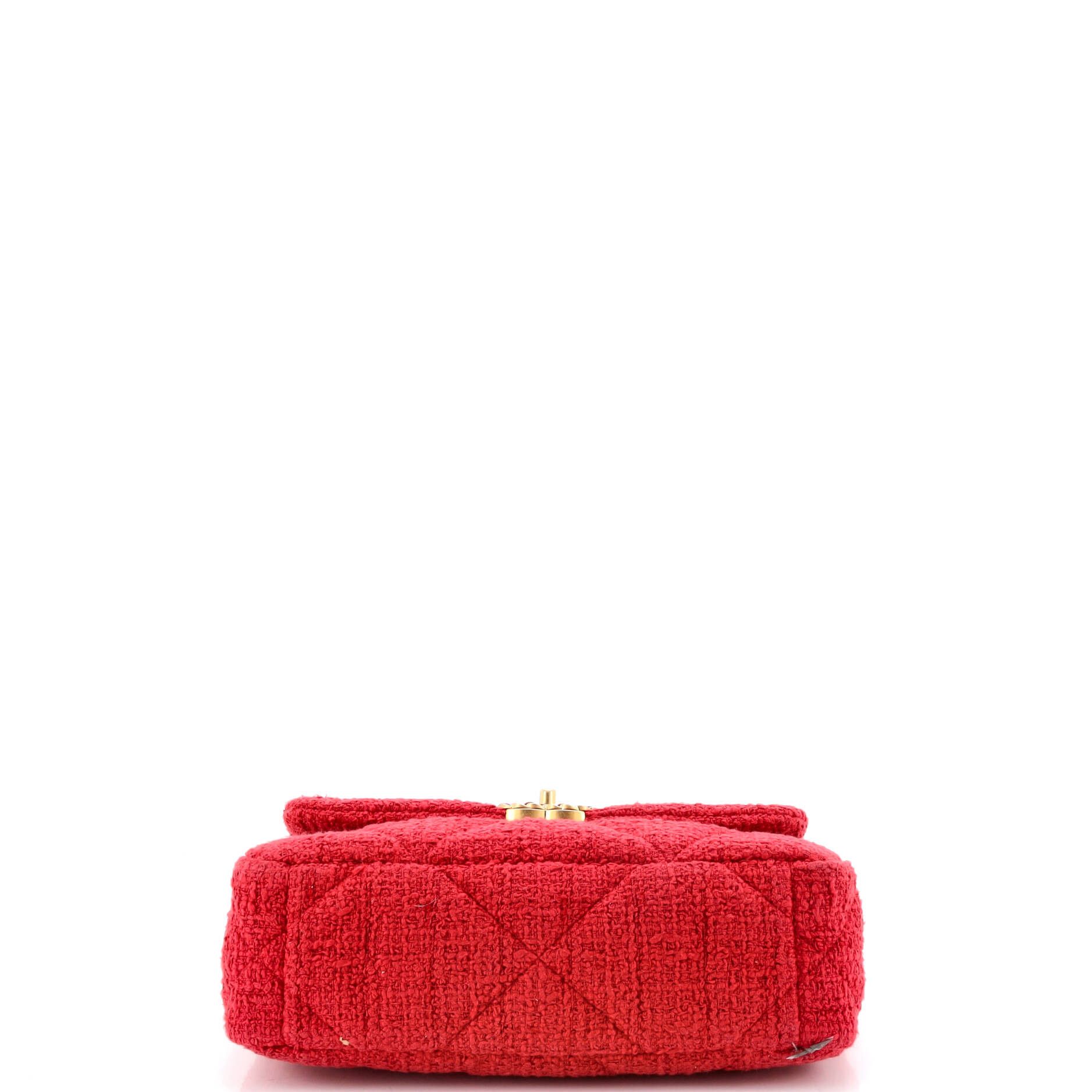 Chanel 19 Flap Bag Quilted Tweed Medium Size ONE SIZE - 3 Thumbnail