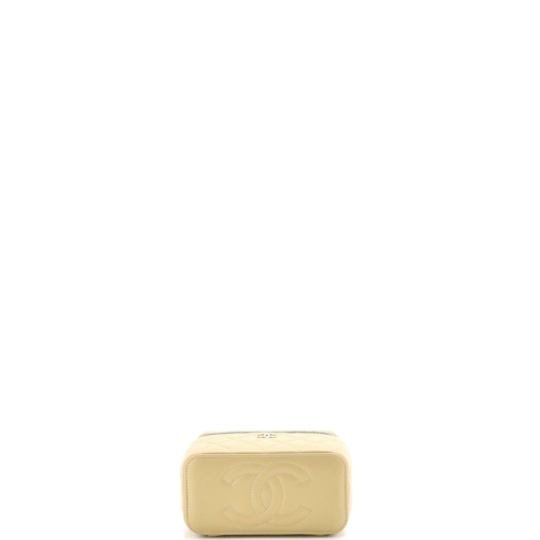 Chanel Classic Top Handle Vanity Case with Chain Quilted Lambskin S Size ONE SIZE - 3 Thumbnail