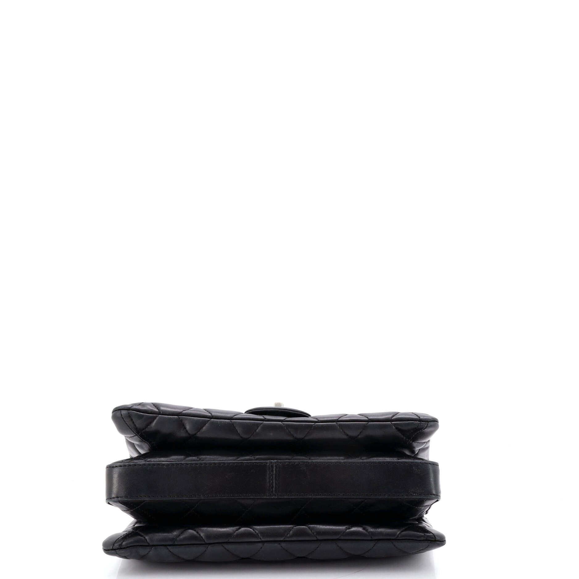 Chanel 3 Flap Bag Quilted Lambskin Jumbo Size ONE SIZE - 3 Thumbnail